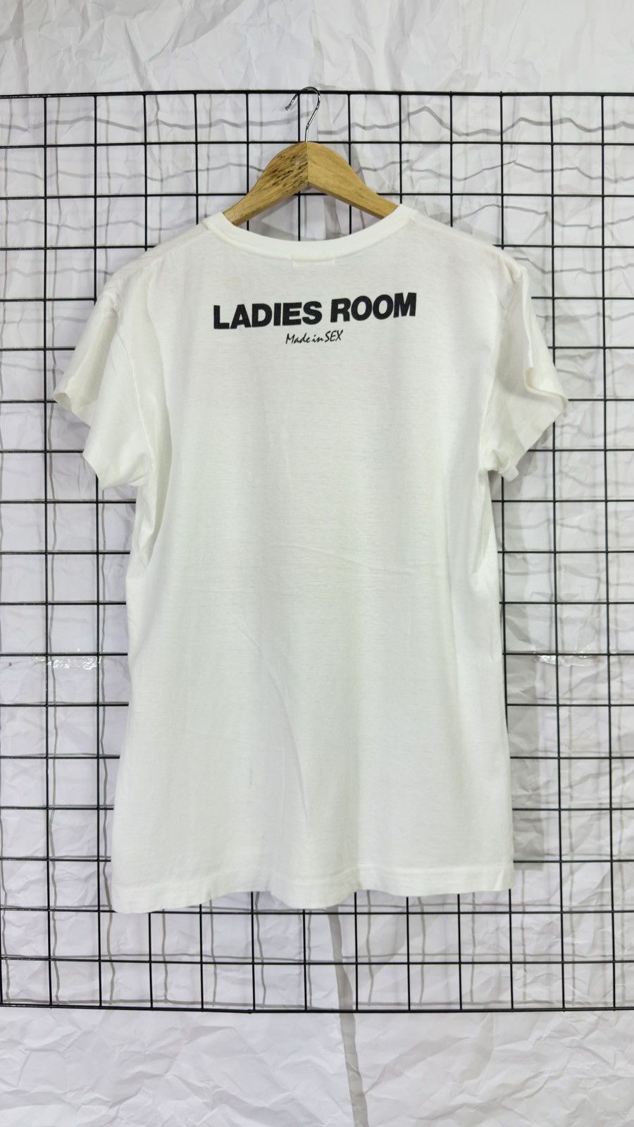 Vintage Vintage 90's ladies room made in sex tee shirt Size M / US 6-8 / IT 42-44 - 7 Thumbnail