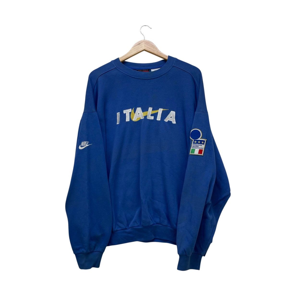 Nike 💥Vintage Nike Italia Sweatshirt Size US M / EU 48-50 / 2 - 3 Thumbnail