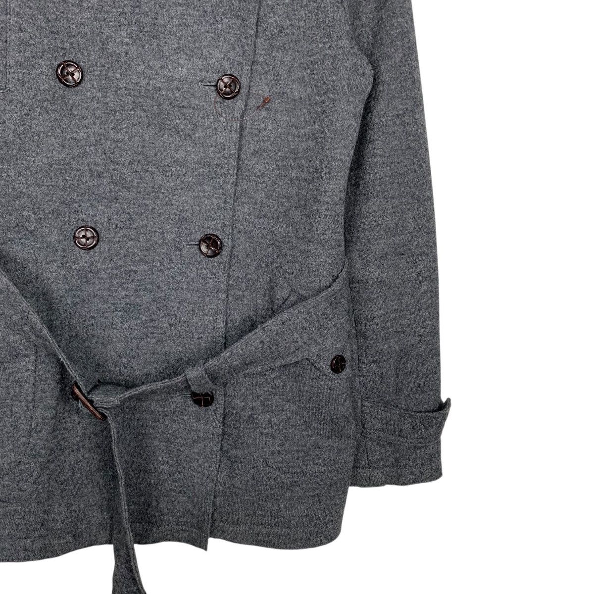 Japanese Brand Ships Double Breasted Wool Trenchcoat Size M / US 6-8 / IT 42-44 - 4 Thumbnail