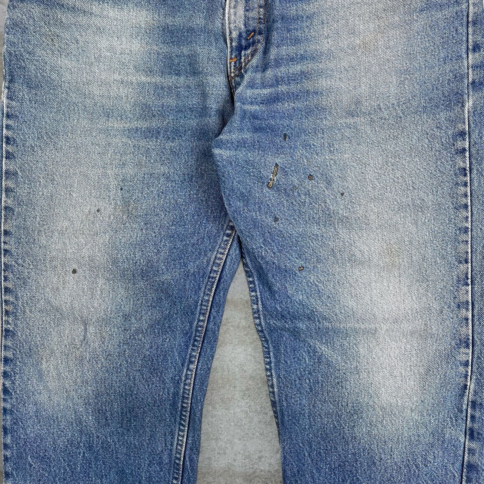 Levi's Vintage 90s Levis Jeans 36x28 Regular Straight Medium Wash Size US 36 / EU 52 - 6 Thumbnail