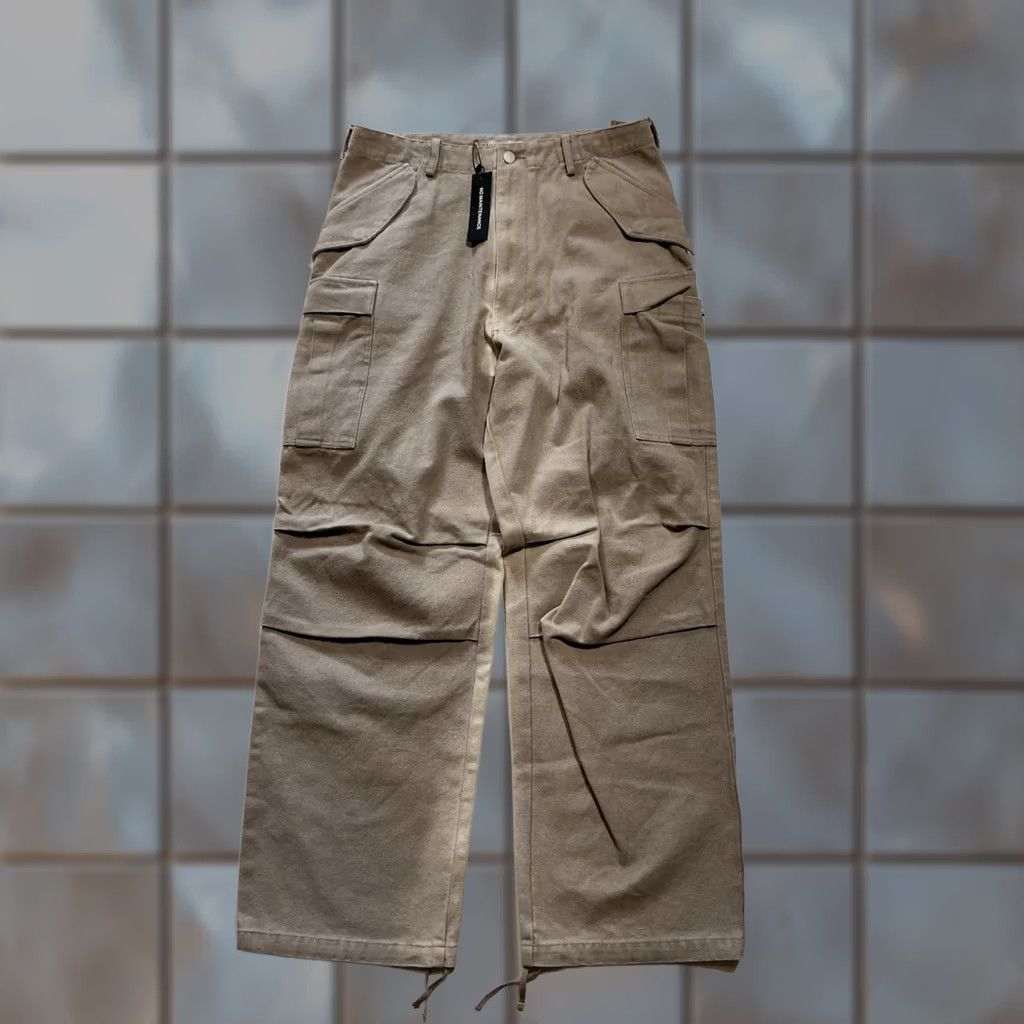Vintage NWT No Maintenance Six Pocket Vintage Wash Wide Leg Baggy Cargo Pants Sz 30 Mens Pants Regular Size 30 Cargo Vintage Wash Baggy Wide-Leg 90s Mens Size US 30 / EU 46 - 1 Thumbnail