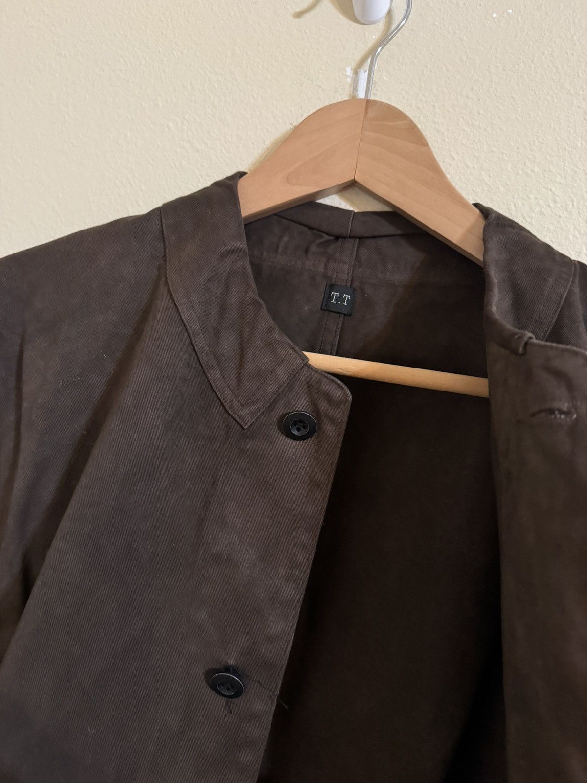 Taiga Takahashi Taiga Takahashi Railroad Jacket Mud Dyed Brown Size 38 Size US M / EU 48-50 / 2 - 3 Thumbnail