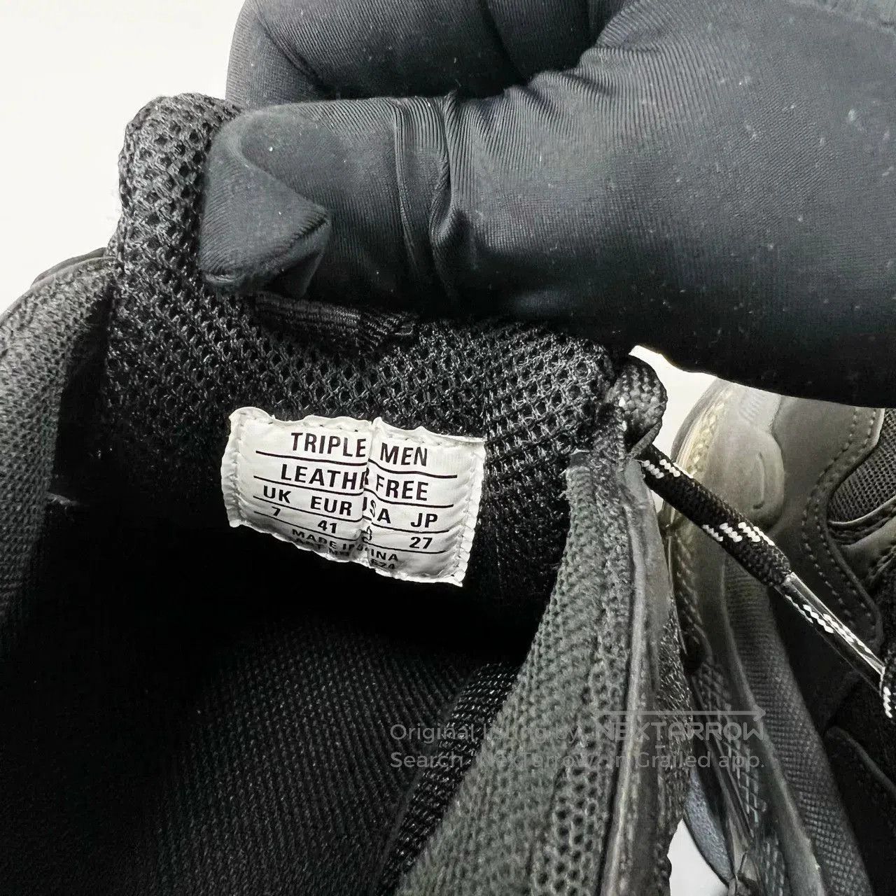 Balenciaga Balenciaga Triple S Black Casual Sneakers. Size US 8.5 / EU 41-42 - 6 Thumbnail