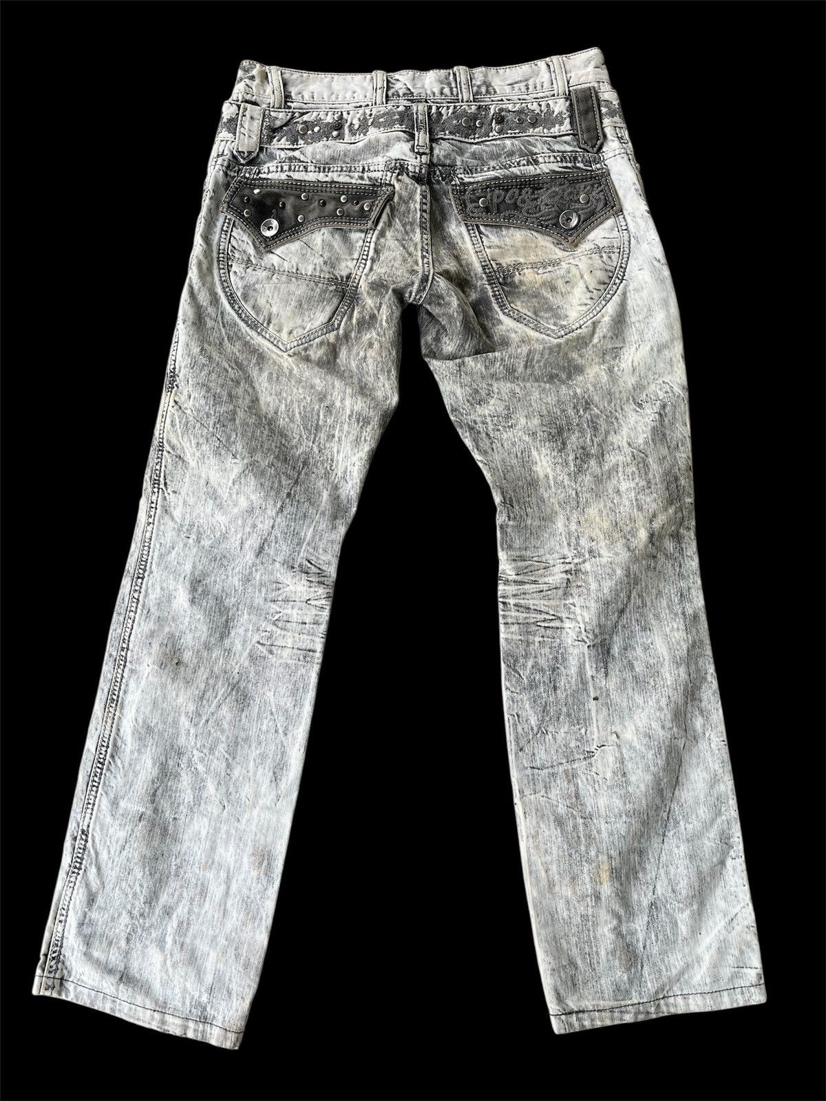 If Six Was Nine × Japanese Brand × Vintage Vintage Washed Studded Hysteric Inspired Denim Size US 31 - 2 Thumbnail