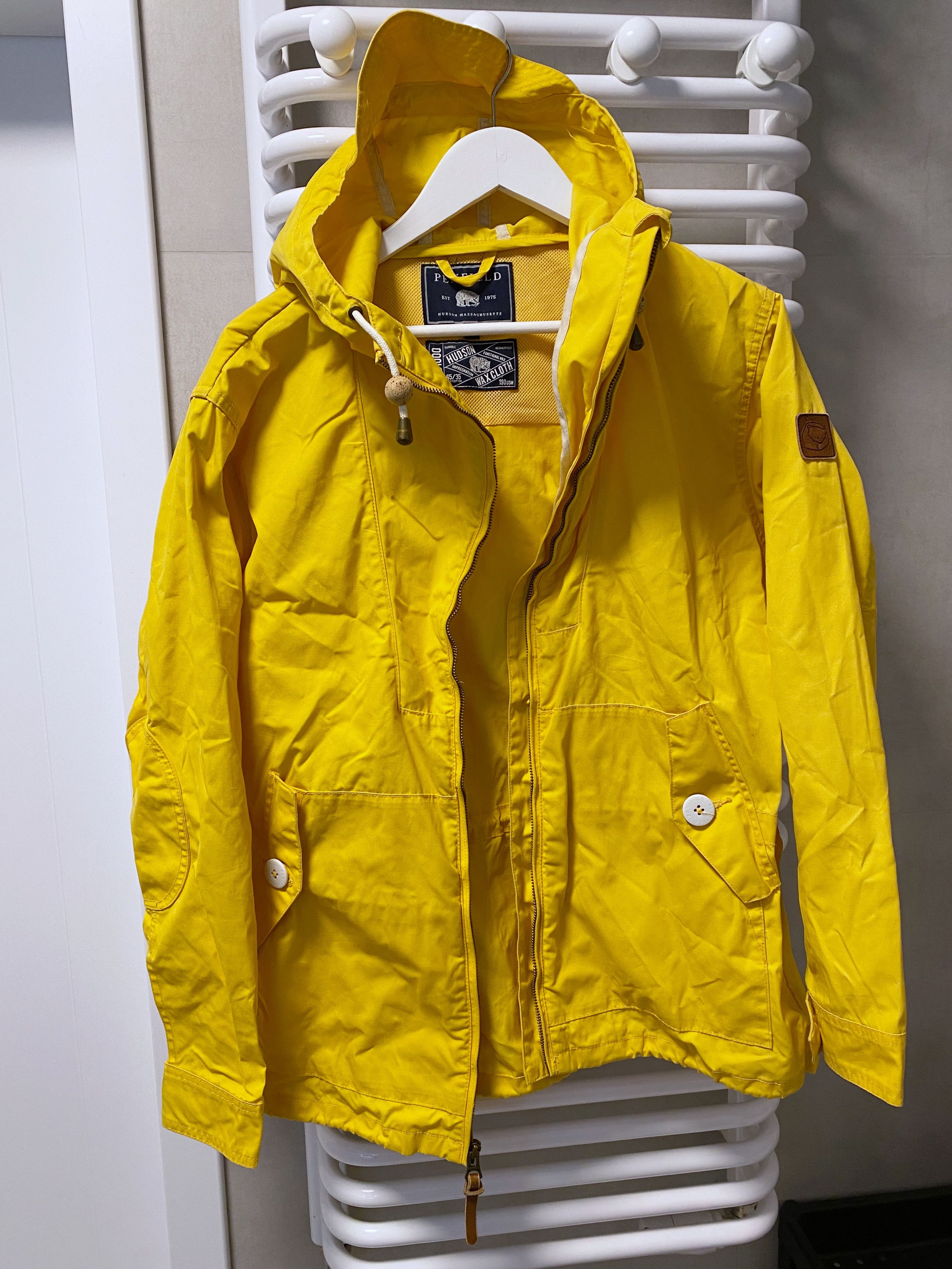 Penfield ‘Gibson’ Hudson Wax Cloth Rain Jacket 65/35 Men's Size Medium J. shops Crew