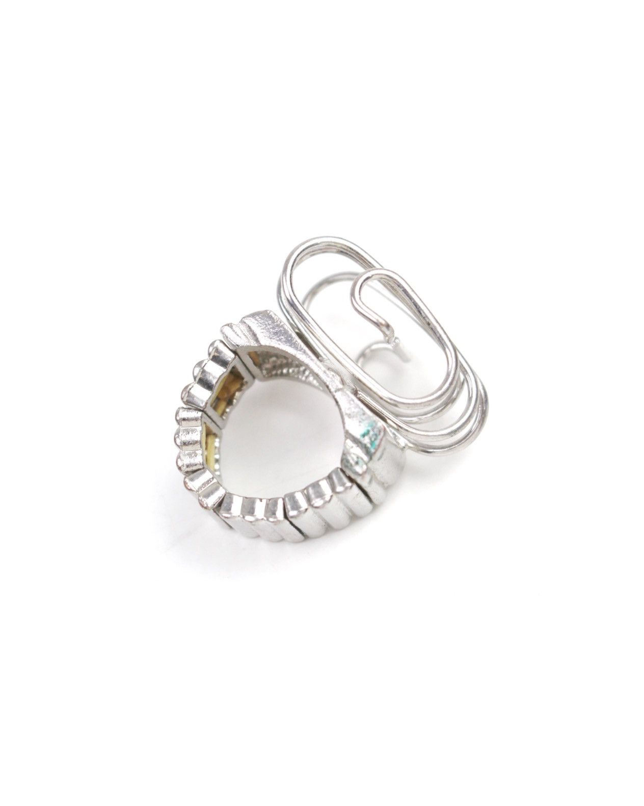 Hysteric Glamour 2000S JAPANESE MADE INDUSTRIAL PAPERCLIP ELASTIC RING Size ONE SIZE - 4 Thumbnail