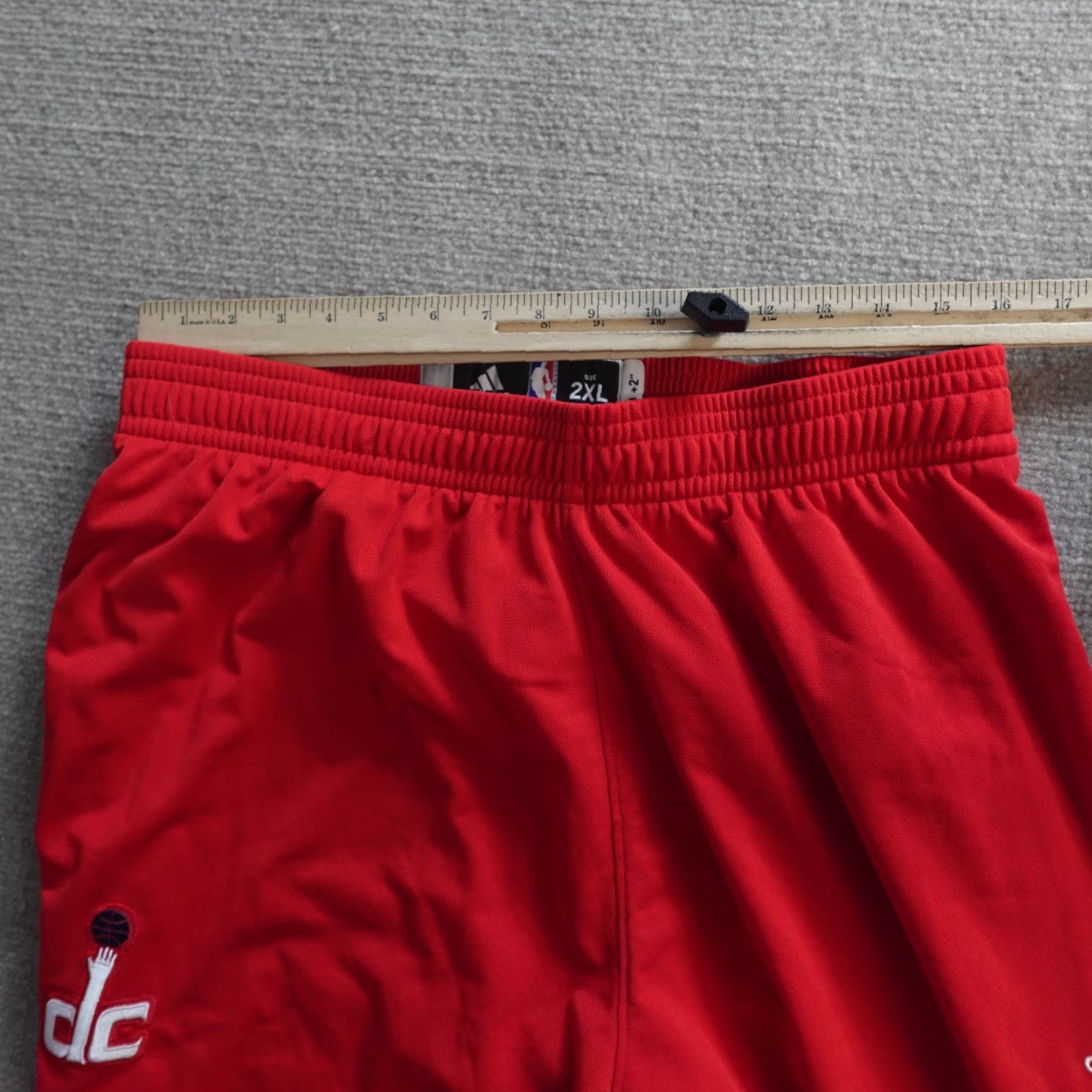 Adidas Adidas Pants 2XL Basketball Tear Away Track Pants Men Red +2 Length Washington Wizards Size US 39 - 4 Thumbnail