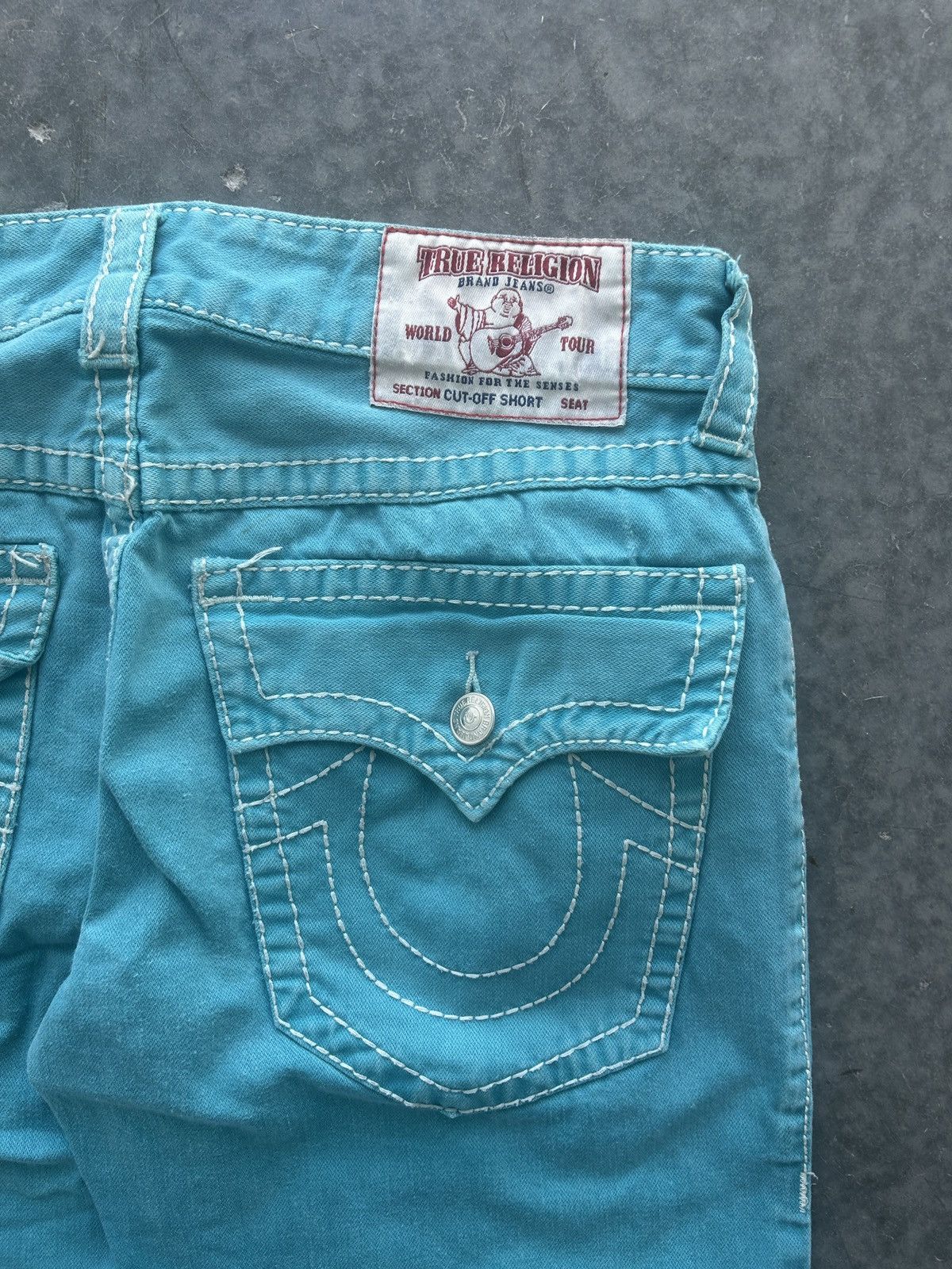 True Religion × Vintage Vintage Y2K True Religion Cut Off Shorts Size US 33 - 2 Thumbnail
