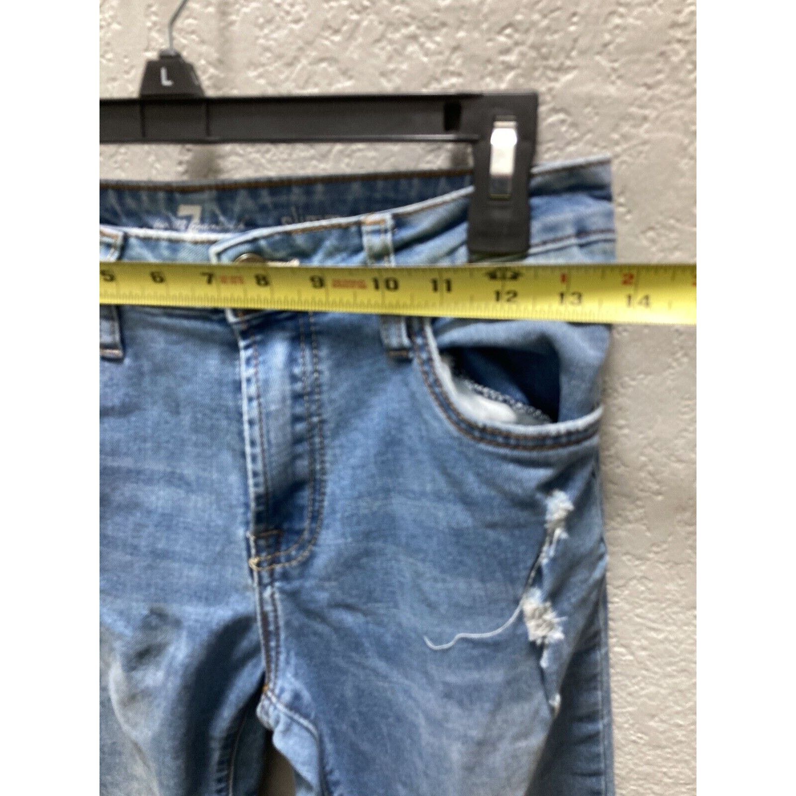 7 For All Mankind 7 FOR ALL MANKIND SLIMMY Denim Jeans Boy Size 16 Distressed Size 38" / US 16 / IT 52 - 8 Thumbnail