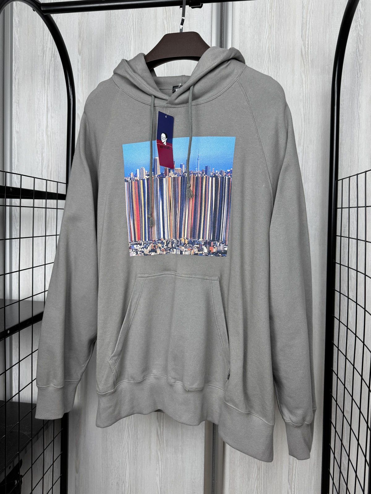Japanese Brand Not so Ape made in Japan big abstract logo graphic hoodie L Size US L / EU 52-54 / 3 - 13 Thumbnail