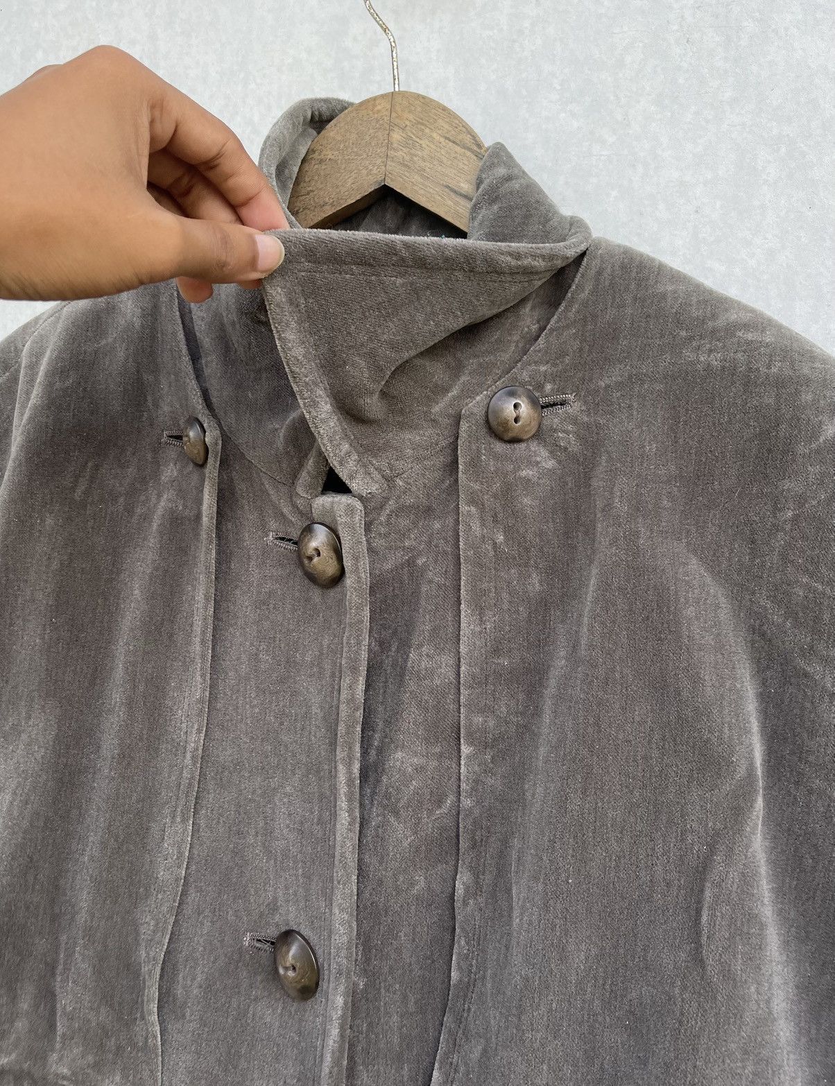 Beauty Beast × Japanese Brand 🔥Vintage Loris Azzaro Paris Overcoat Size L / US 10 / IT 46 - 10 Thumbnail
