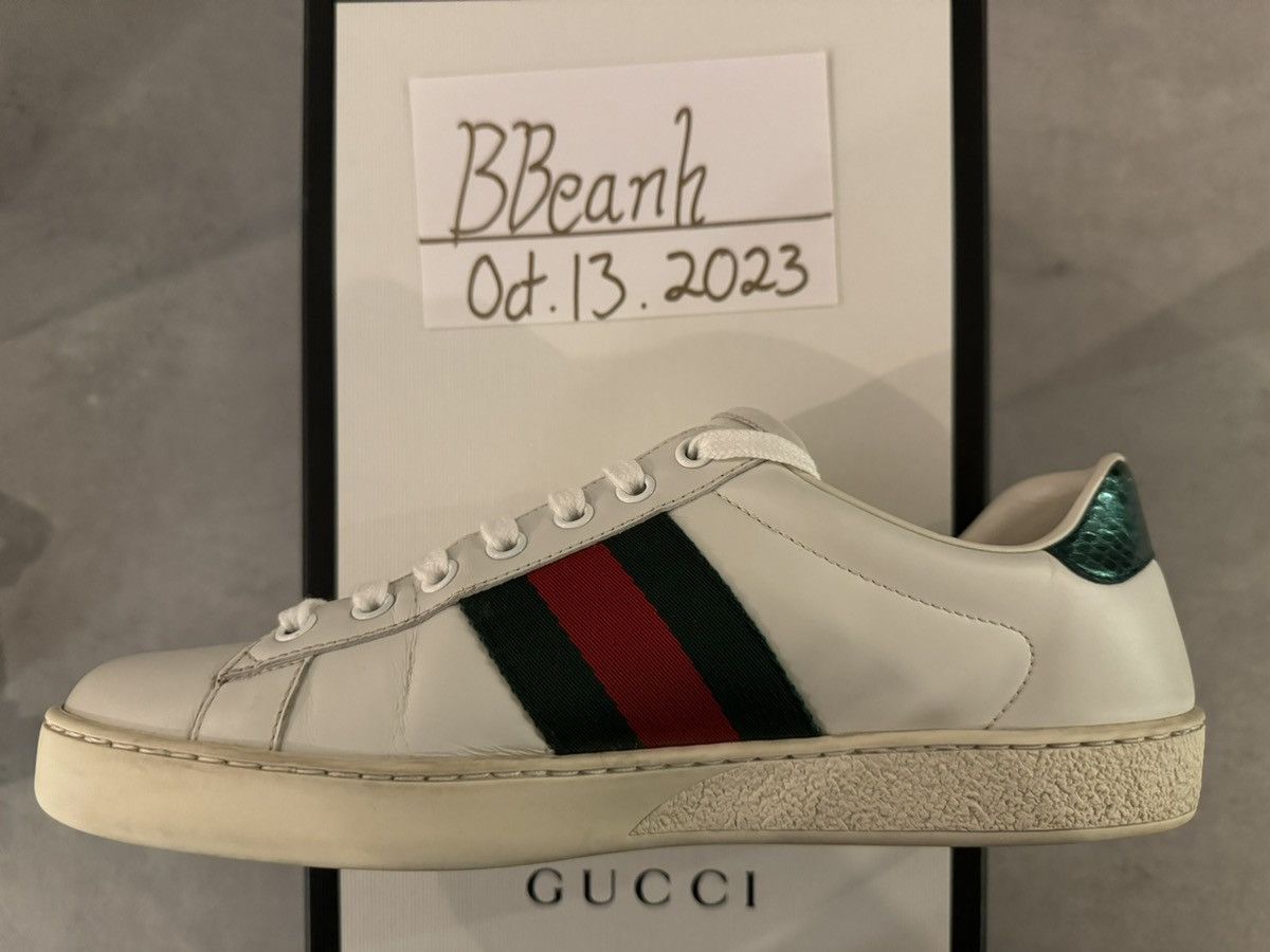 Gucci Gucci ace Snake Sneaker Size US 6 / EU 39 - 4 Thumbnail