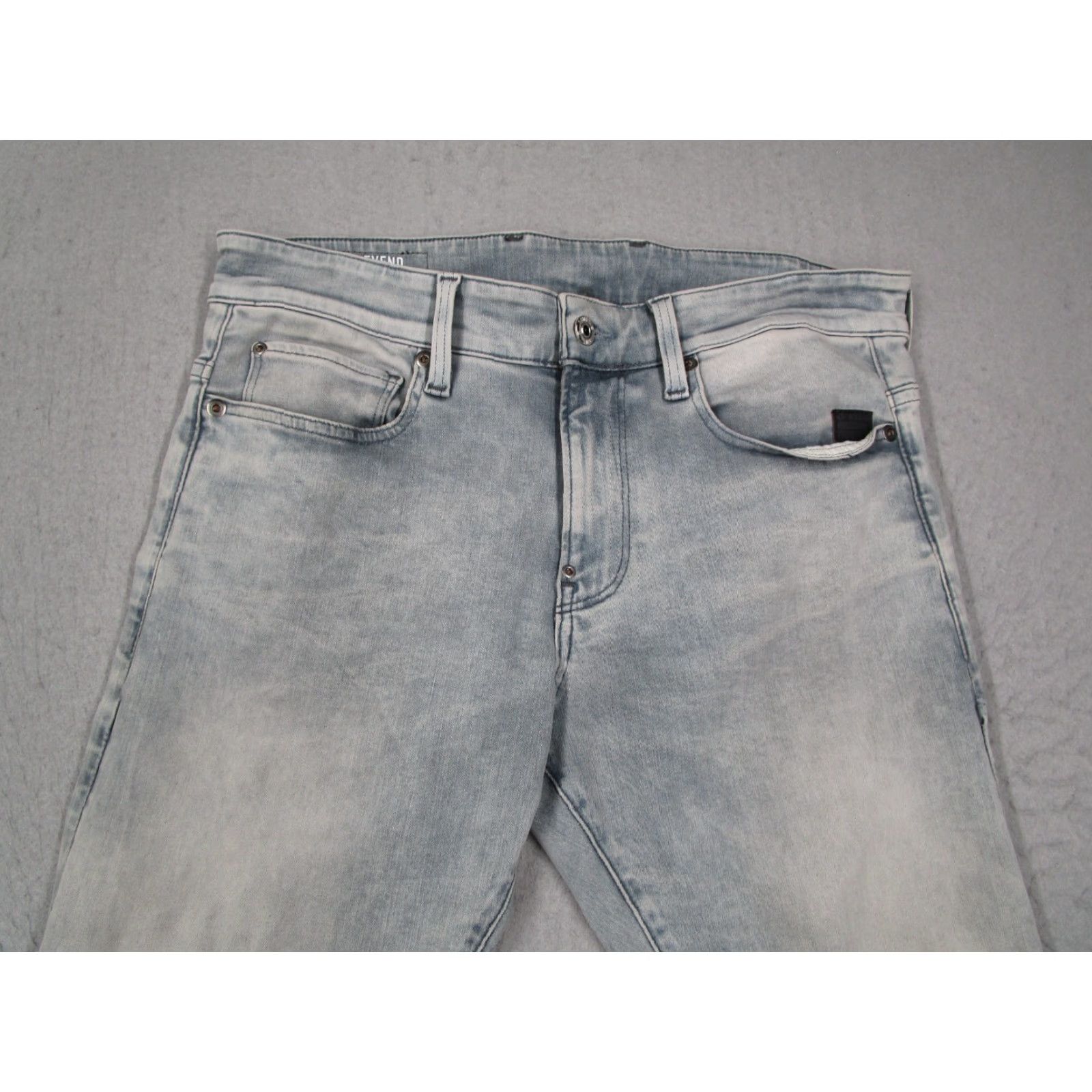 G-Star G Star Raw Jeans Mens 33 Blue Revend Skinny Denim 33x34* Jeans Blue Slim City Punk Rock 90s Mens Size US 33 - 2 Thumbnail