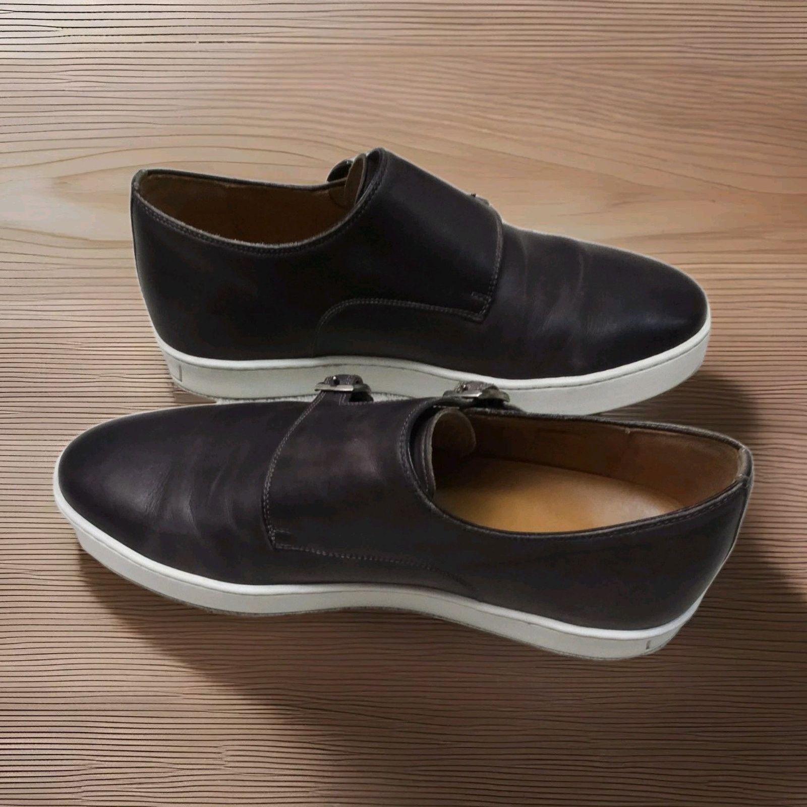 Magnanni Magnanni Latham Men's Brown Leather Shoes Size 9.5 Size US 9.5 / EU 42-43 - 2 Thumbnail