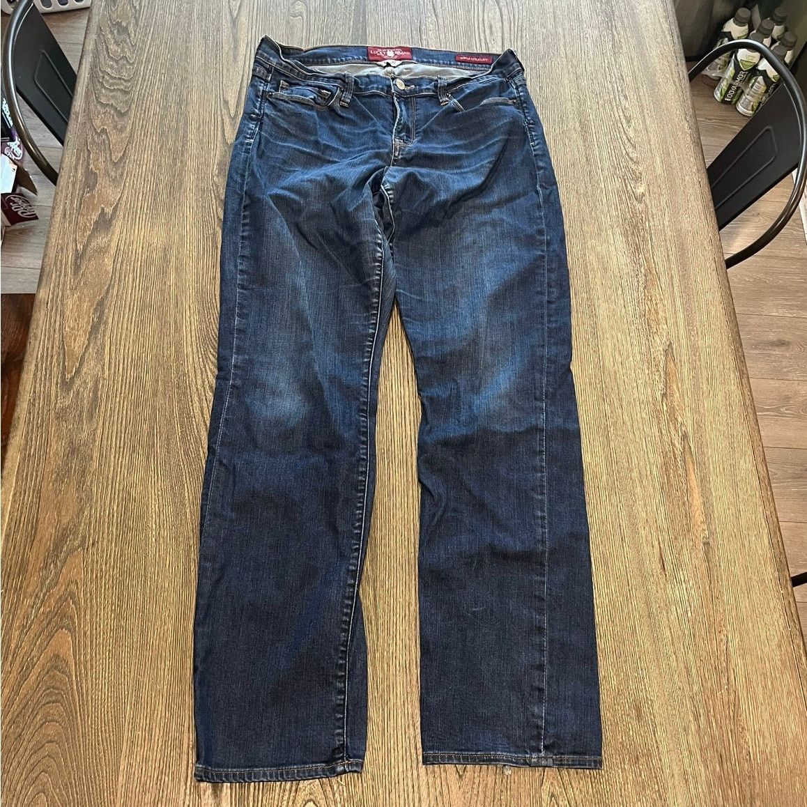 Lucky Brand Lucky Brand Sofia Straight Jeans Mid-Rise Blue Size 14/32 Size 36" / US 14 / IT 50 - 1 Thumbnail