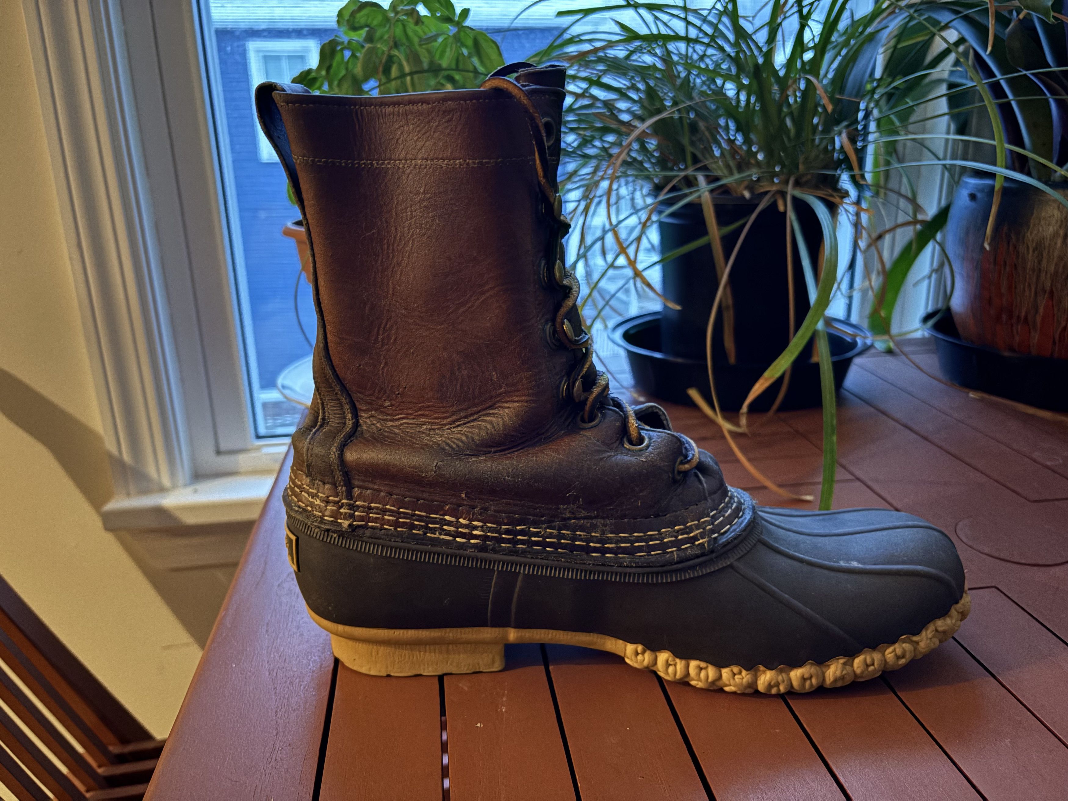 L.L. Bean Antique/Vintage 60's 70's Maine Hunting Shoe Bean Boot Size US 11 / EU 44 - 3 Thumbnail