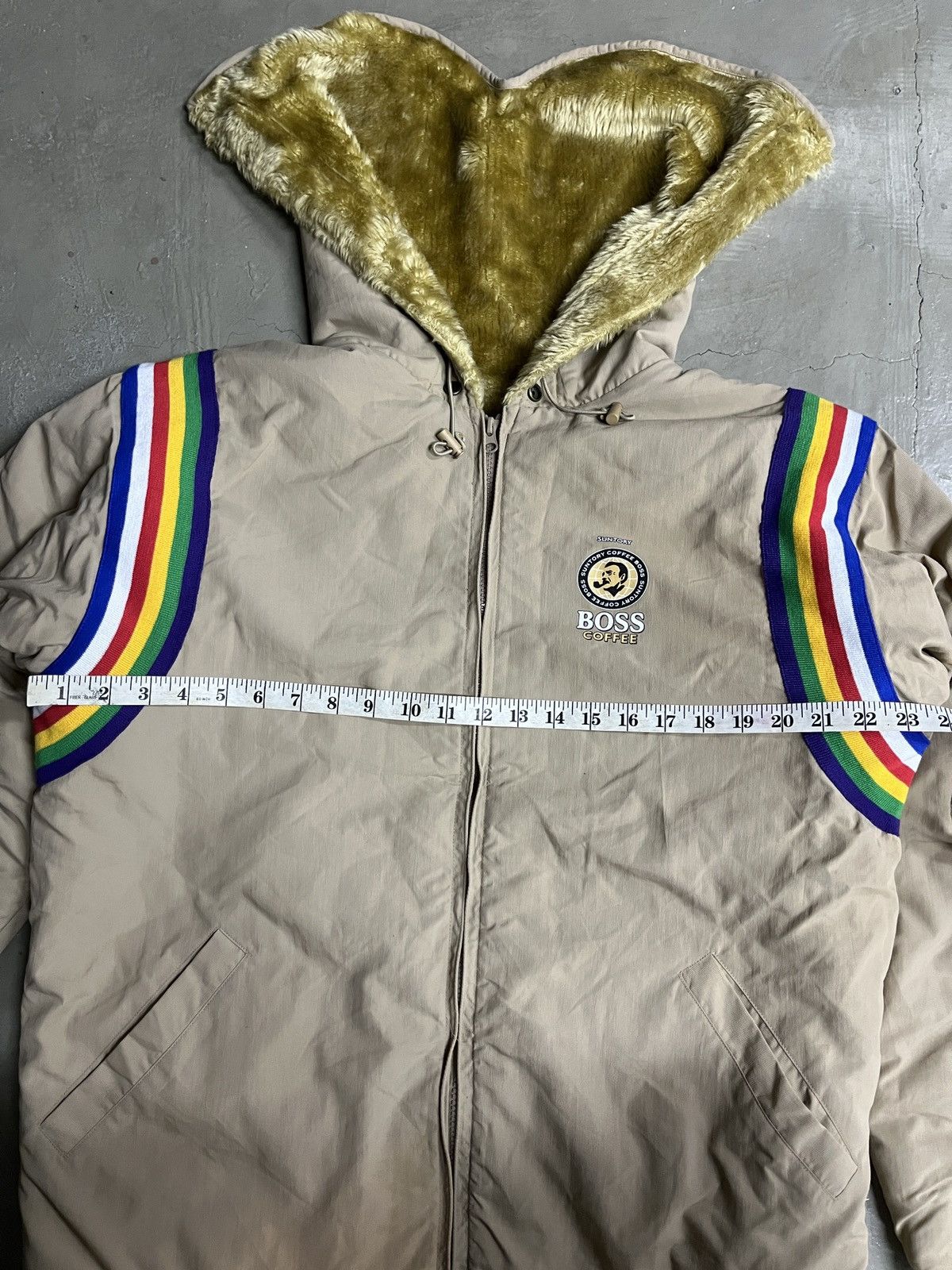 Vintage Vintage Rare SUNTORY BOSS COFFEE Japan Sherpa Parka Size US L / EU 52-54 / 3 - 19 Thumbnail