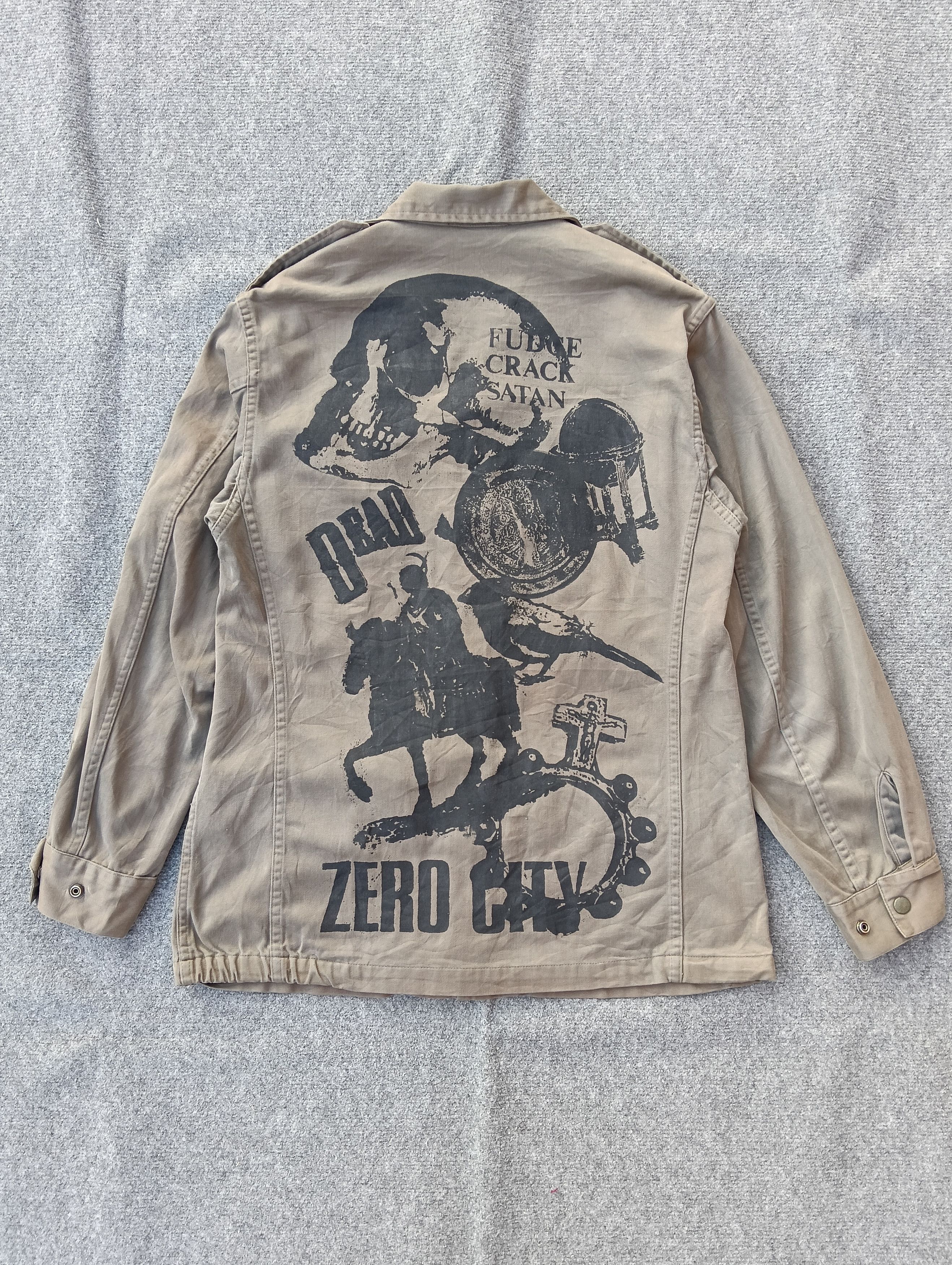 Undercover R4G Japanese Punk Military Jacket Olive Green. Size US M / EU 48-50 / 2 - 1 Thumbnail