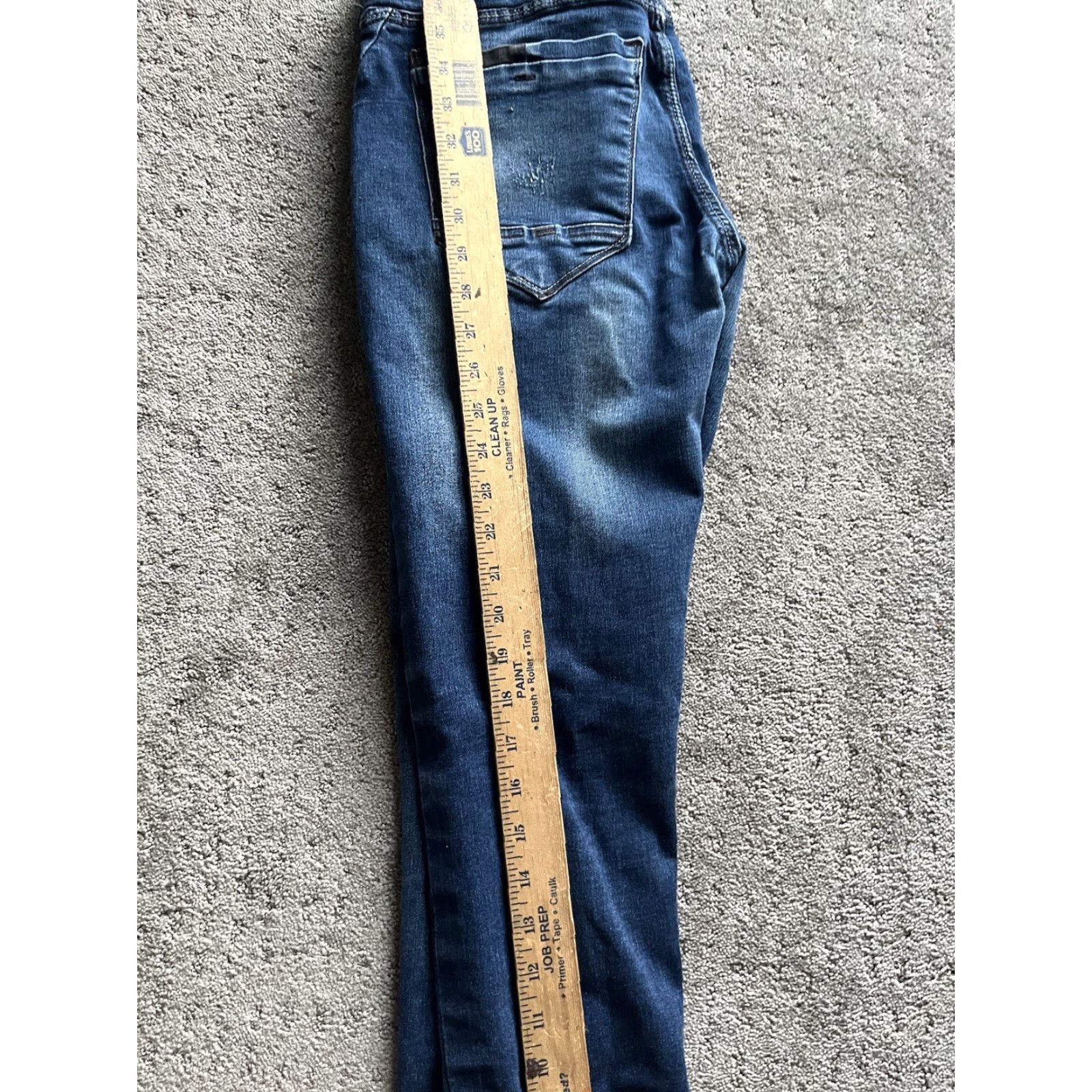 Vintage VINTAGE Naos Industry Jeans Skinny 30x30 Distressed Blue Mens Jeans 30 Regular Cotton Spandex Inseam 30" Distressed Pockets 90s 30 Mens Size US 30 / EU 46 - 7 Thumbnail