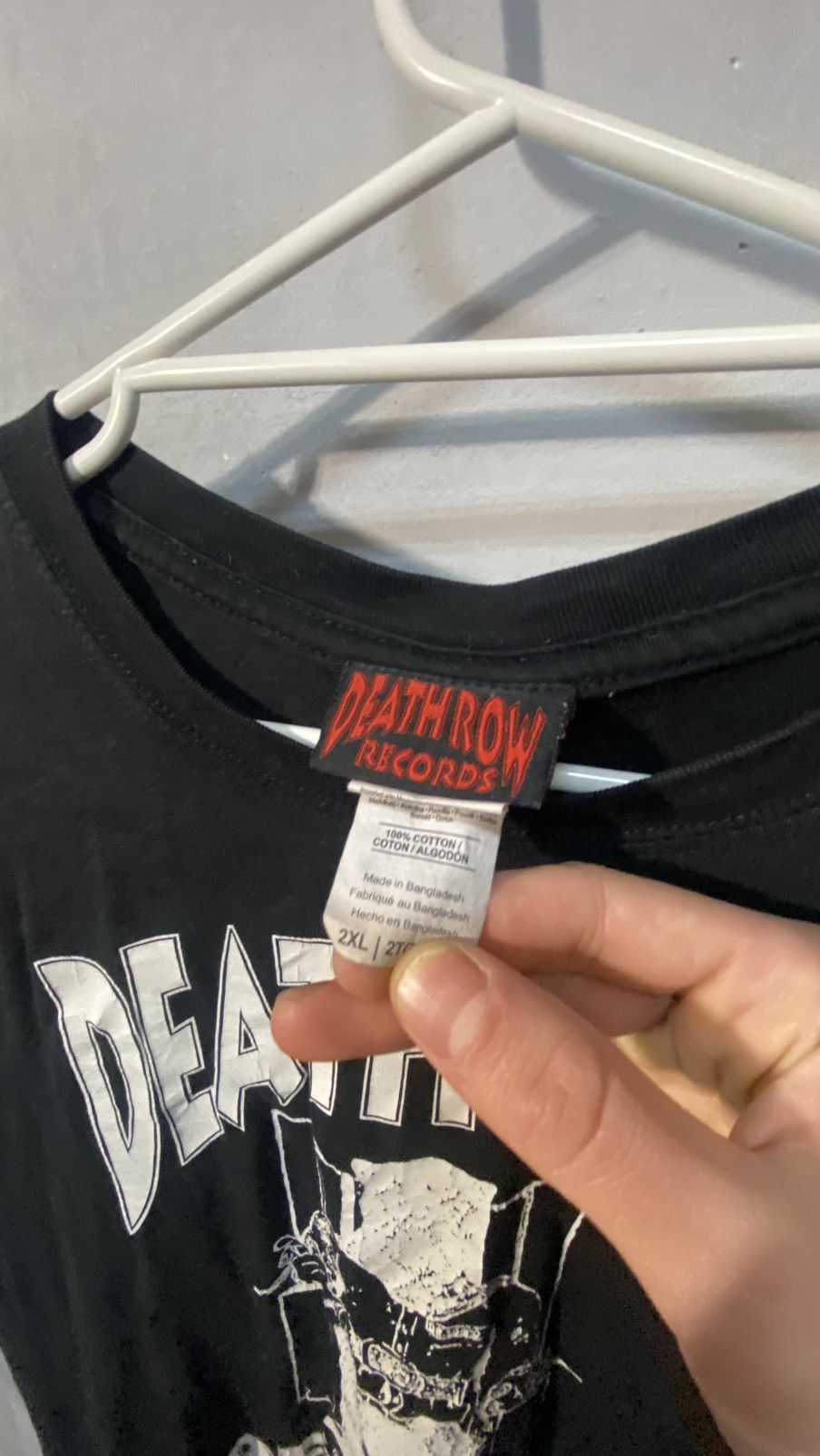 Rap Tees Vintage Death Row Records t-shirt Size US XXL / EU 58 / 5 - 6 Thumbnail