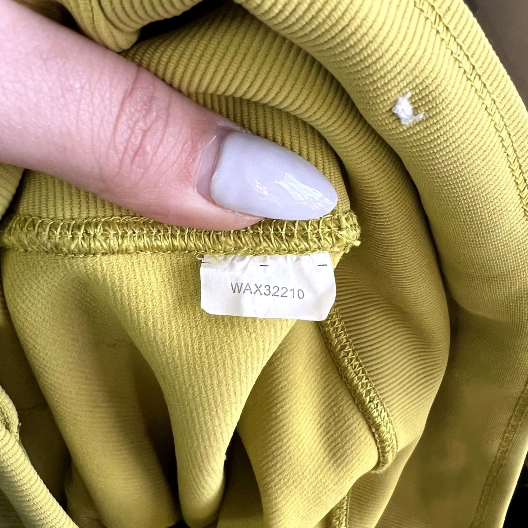 Vintage Balance Athletica Leggings Womens Small Yellow Ribbed High Rise Ankle Yoga Gym Size 28" / US 6 / IT 42 - 6 Thumbnail