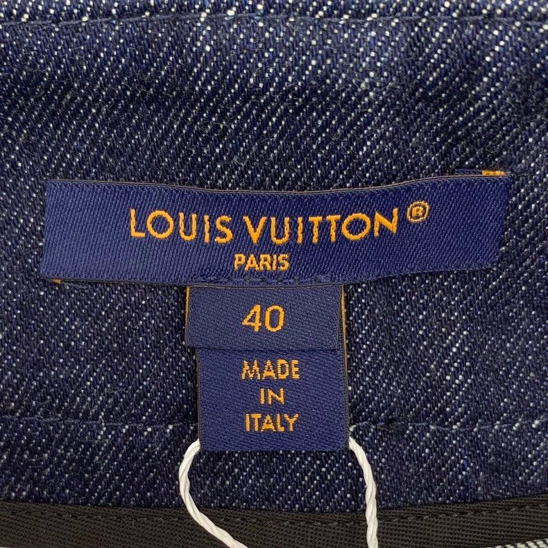 Louis Vuitton Louis Vuitton 23 dark blue logo presbyopic cotton casual d Size 39" - 5 Thumbnail