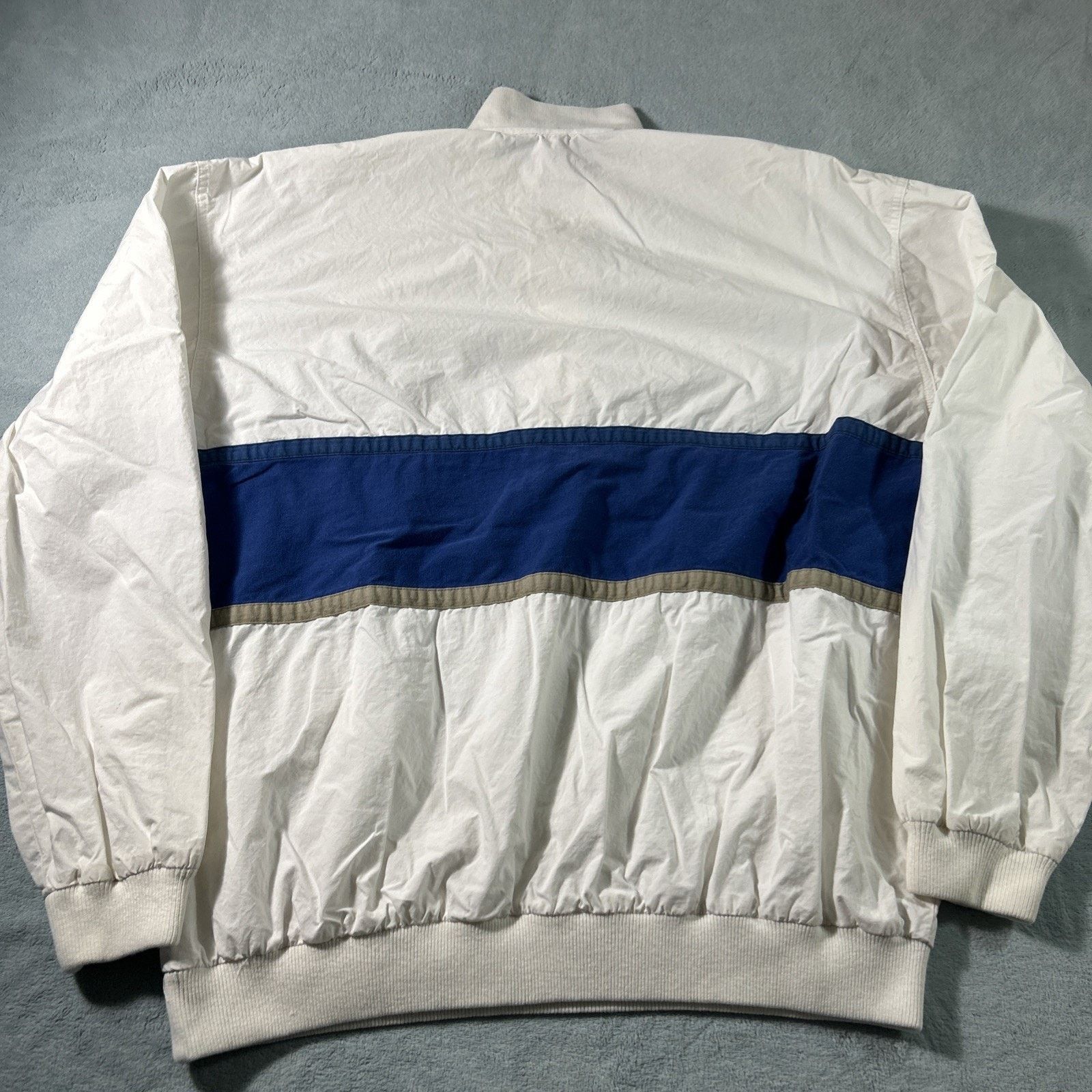 L.L. Bean Rugby NorSport Jersey Jacket Sweater Mens XL Rubber Cotton Size US XL / EU 56 / 4 - 2 Thumbnail
