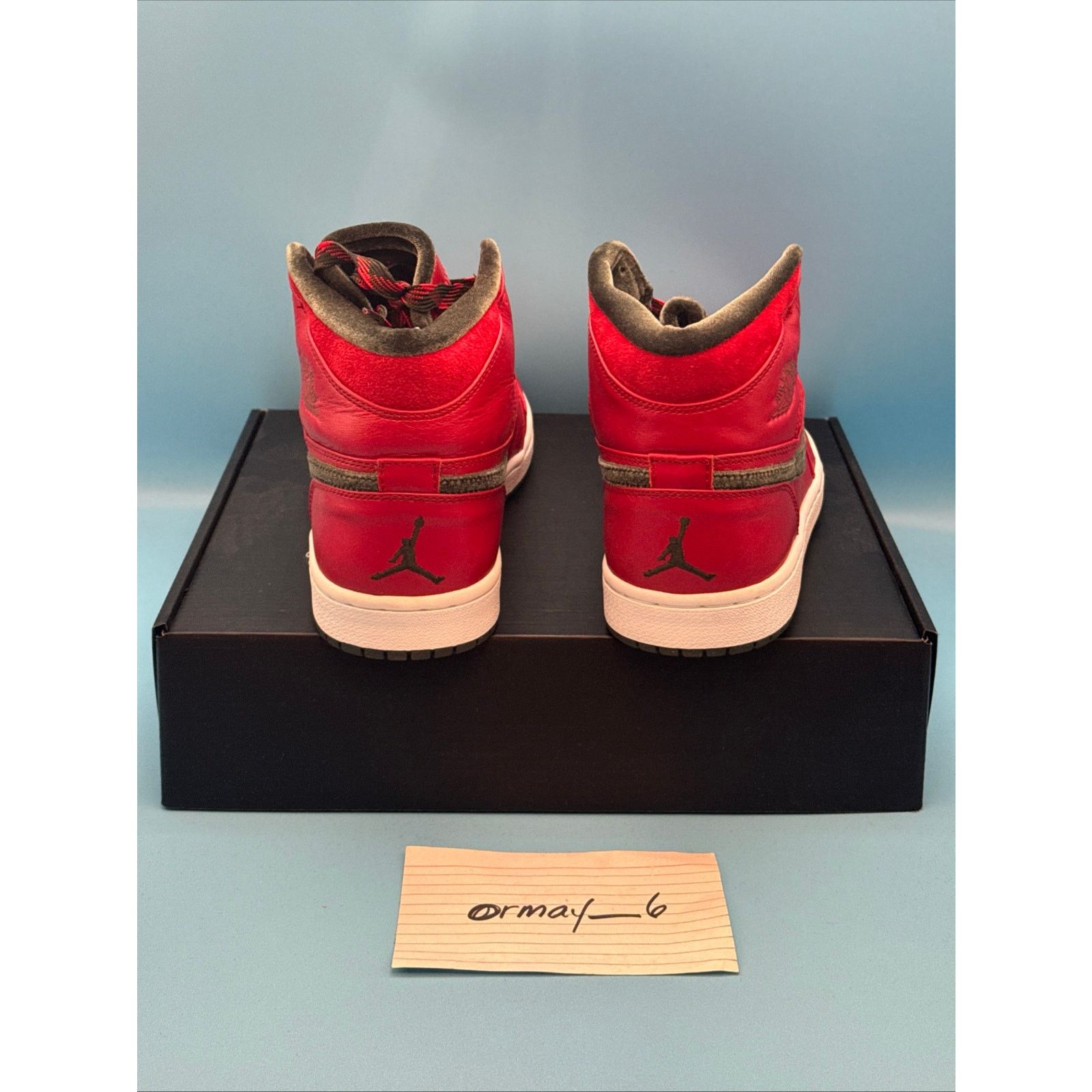Jordan Brand Air Jordan 1 Retro Hi Premier 2008 Varsity Red m8.5 w10 Size US 8 / EU 41 - 4 Thumbnail
