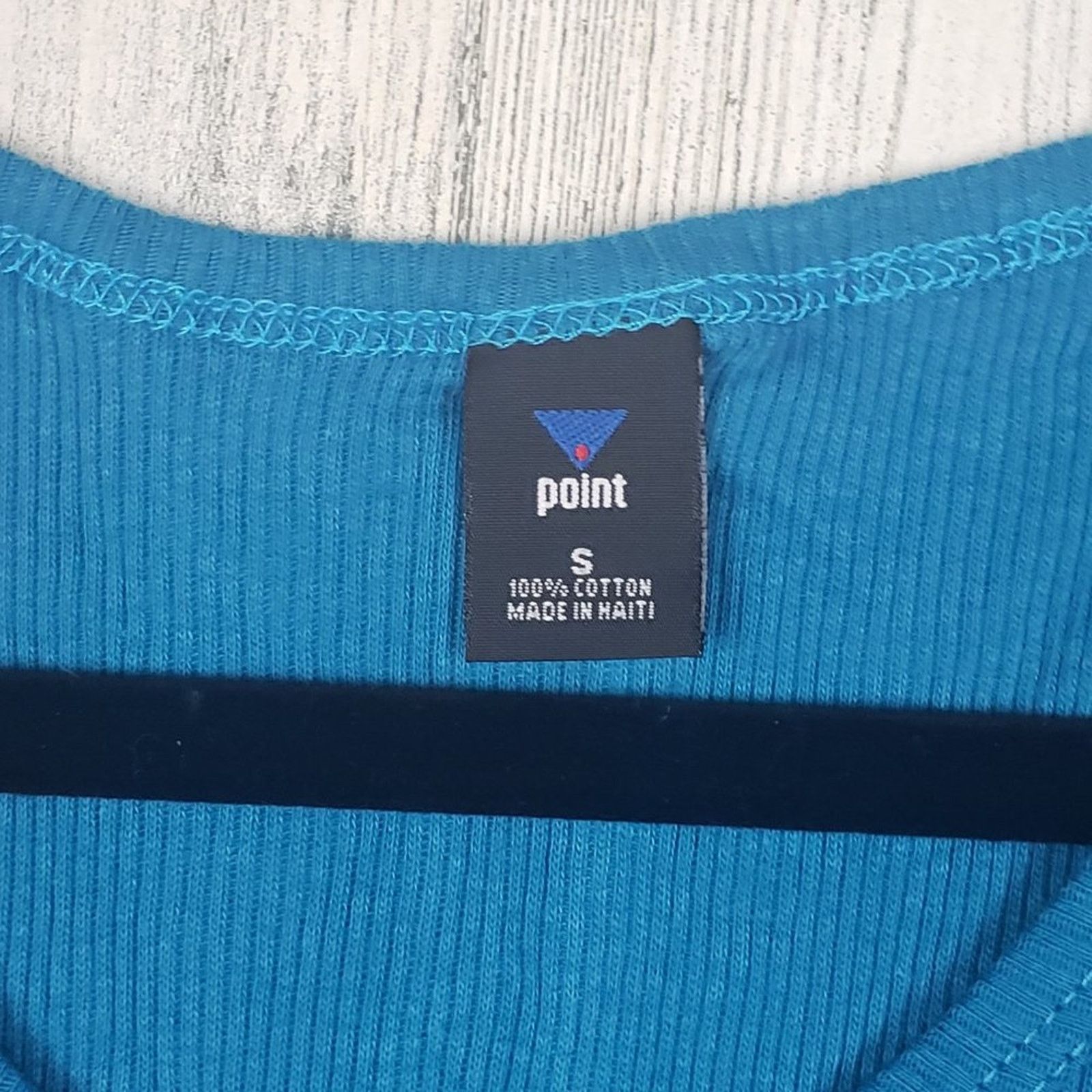 Other NWOT Point Sportswear Teal Blue Ribbed Tank Top Size Medium Size M / US 6-8 / IT 42-44 - 4 Thumbnail