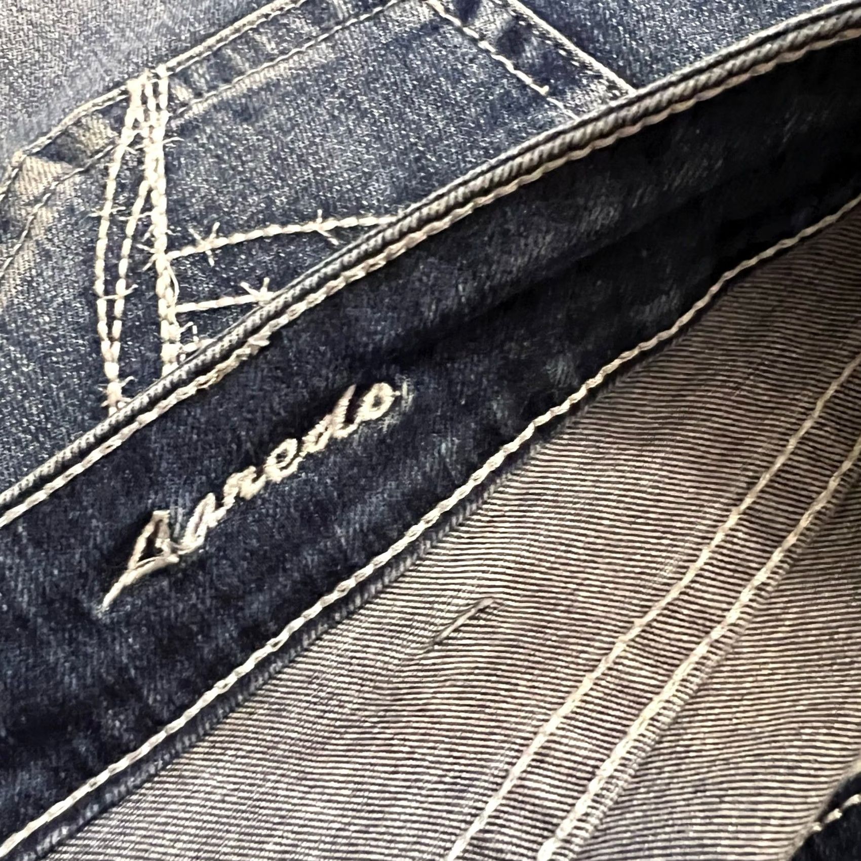 Vintage Cowgirl Tuff Jeans Womens Bootcut Jeans 36 X31 Blue Denim Womens Size 25" / US 0 / IT 36 - 6 Thumbnail