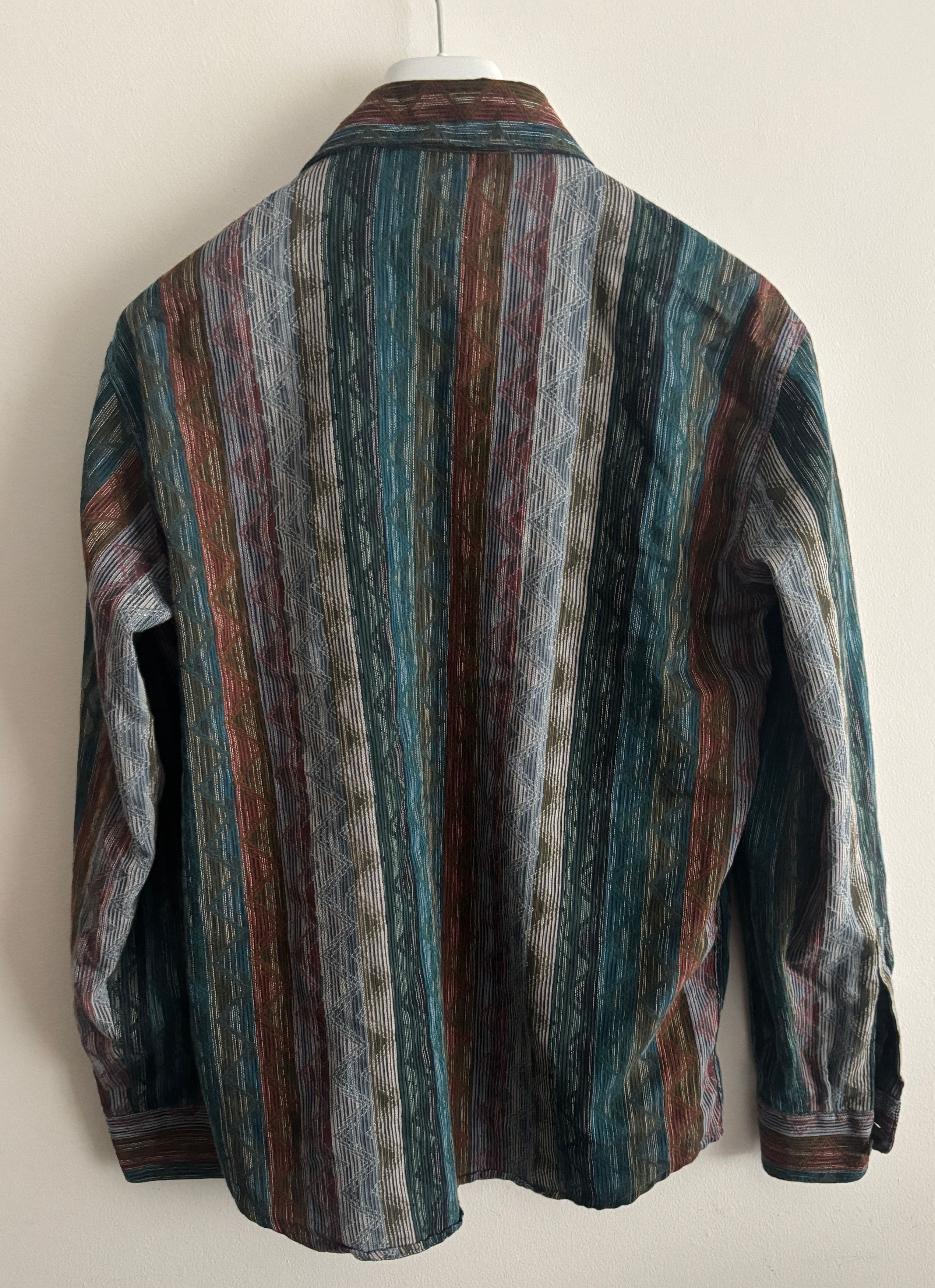 Missoni $900 Multicolour Zig Zag Button-up Shirt - 38/ Medium Size US M / EU 48-50 / 2 - 6 Thumbnail