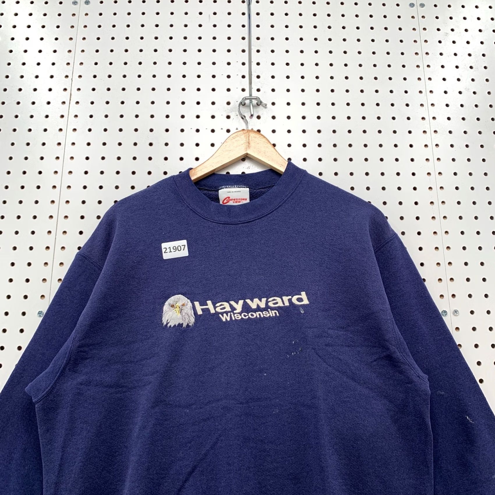 Vintage Vintage Hayward Sweatshirt Navy Blue Mens Large Crewneck Eagle Size US L / EU 52-54 / 3 - 2 Thumbnail