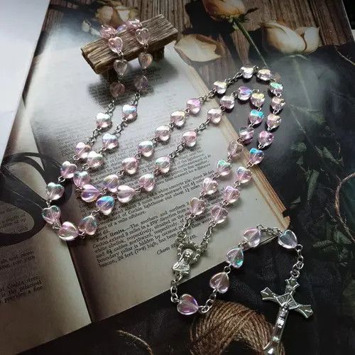 Jewelry Saint Benedict Rosary Necklace Chain Catholic Church Jesus Size ONE SIZE - 8 Thumbnail