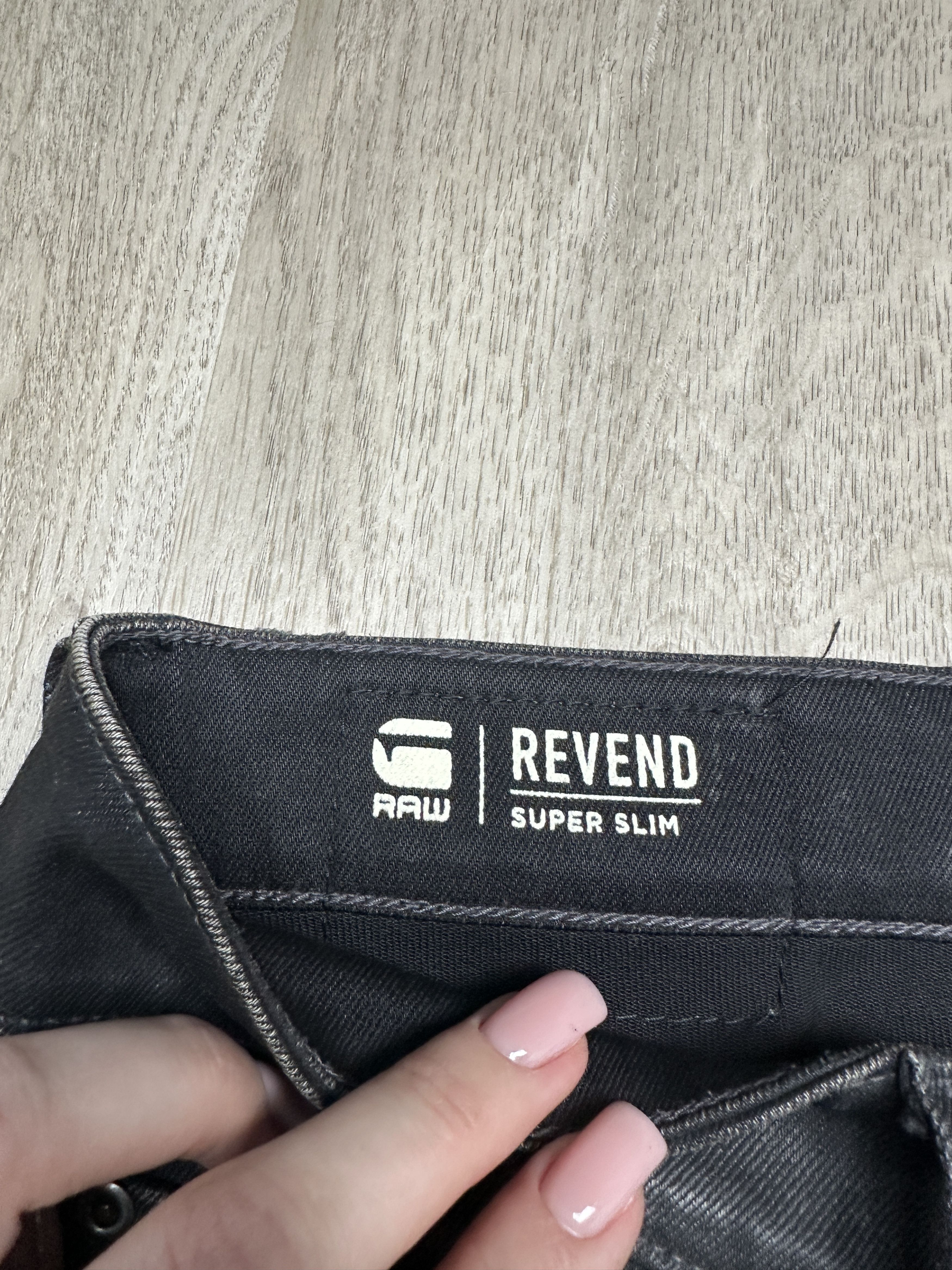 G-Star G Star Raw Revend Super Slim Vintage Mens Denim Pants Jeans Size US 29 - 3 Thumbnail