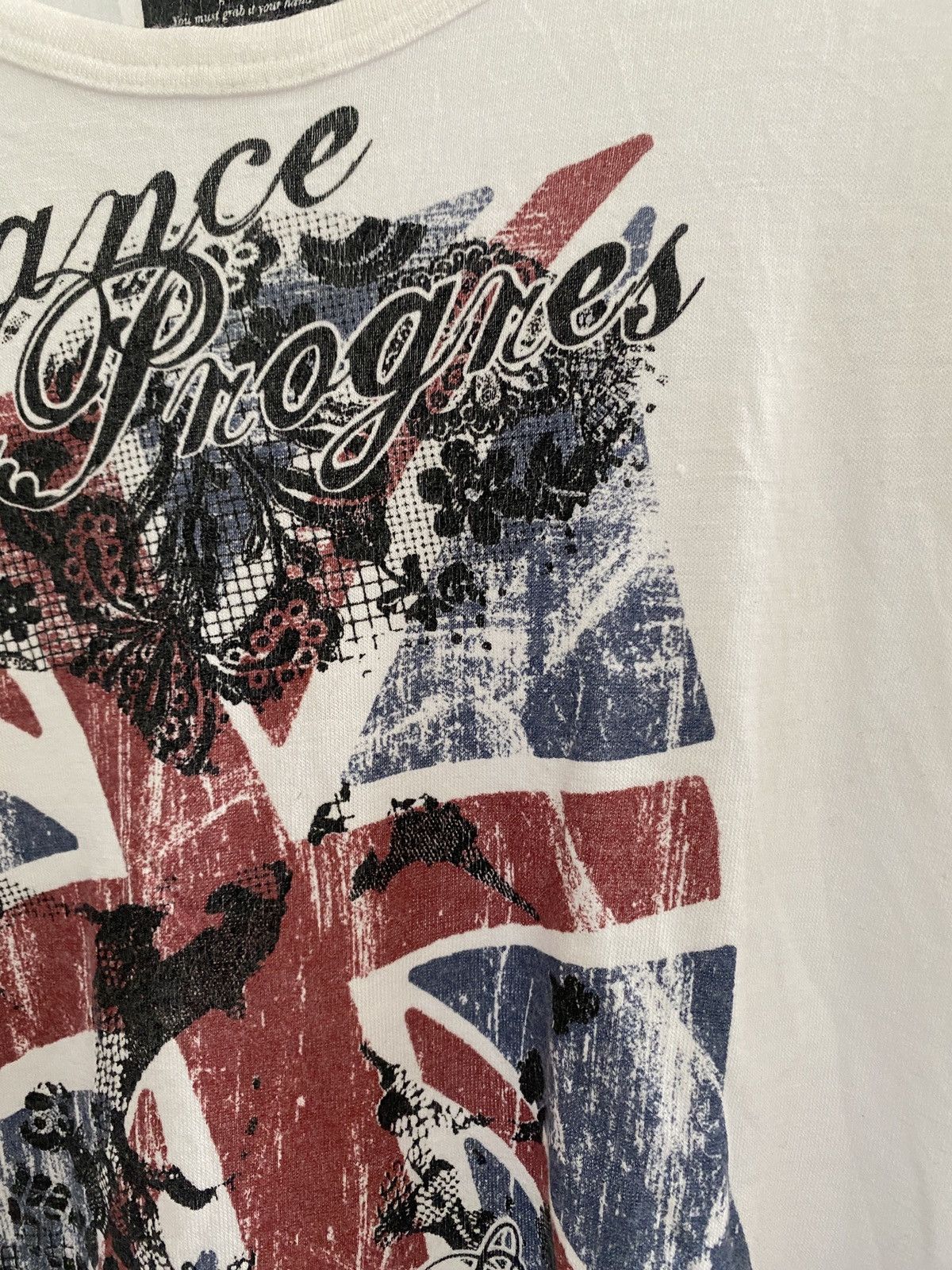 Hysteric Glamour Sky Bomber Union Jack Poem Longsleeve Tee Size US M / EU 48-50 / 2 - 9 Thumbnail