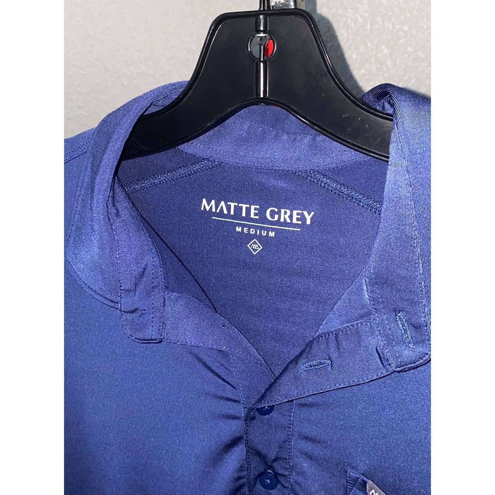 Vintage Matte Grey Aria Vegas Hotel Pocket Golf POLO SHIRT Medium M Mens Size US M / EU 48-50 / 2 - 4 Thumbnail