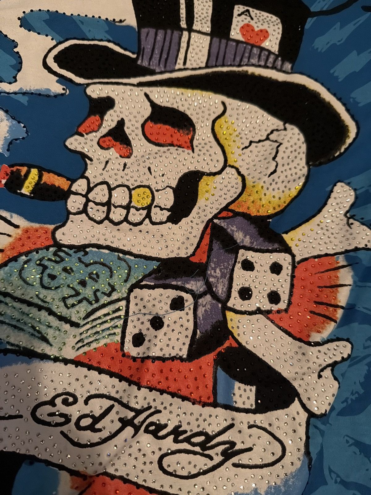Ed Hardy Brand new with tags bedazzled Ed Hardy T-shirt Size US M / EU 48-50 / 2 - 3 Thumbnail