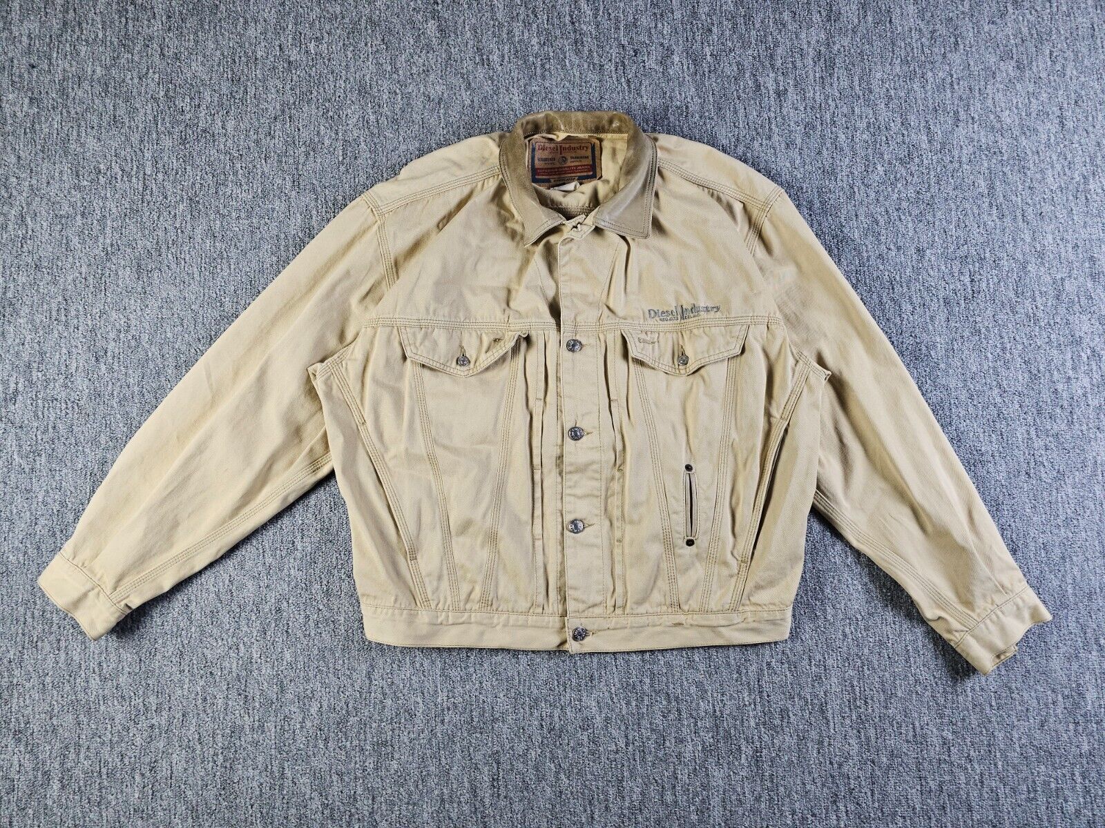 Diesel Vintage 90s Diesel Denver Jacket Leather Made in Italy L Size US L / EU 52-54 / 3 - 1 Thumbnail