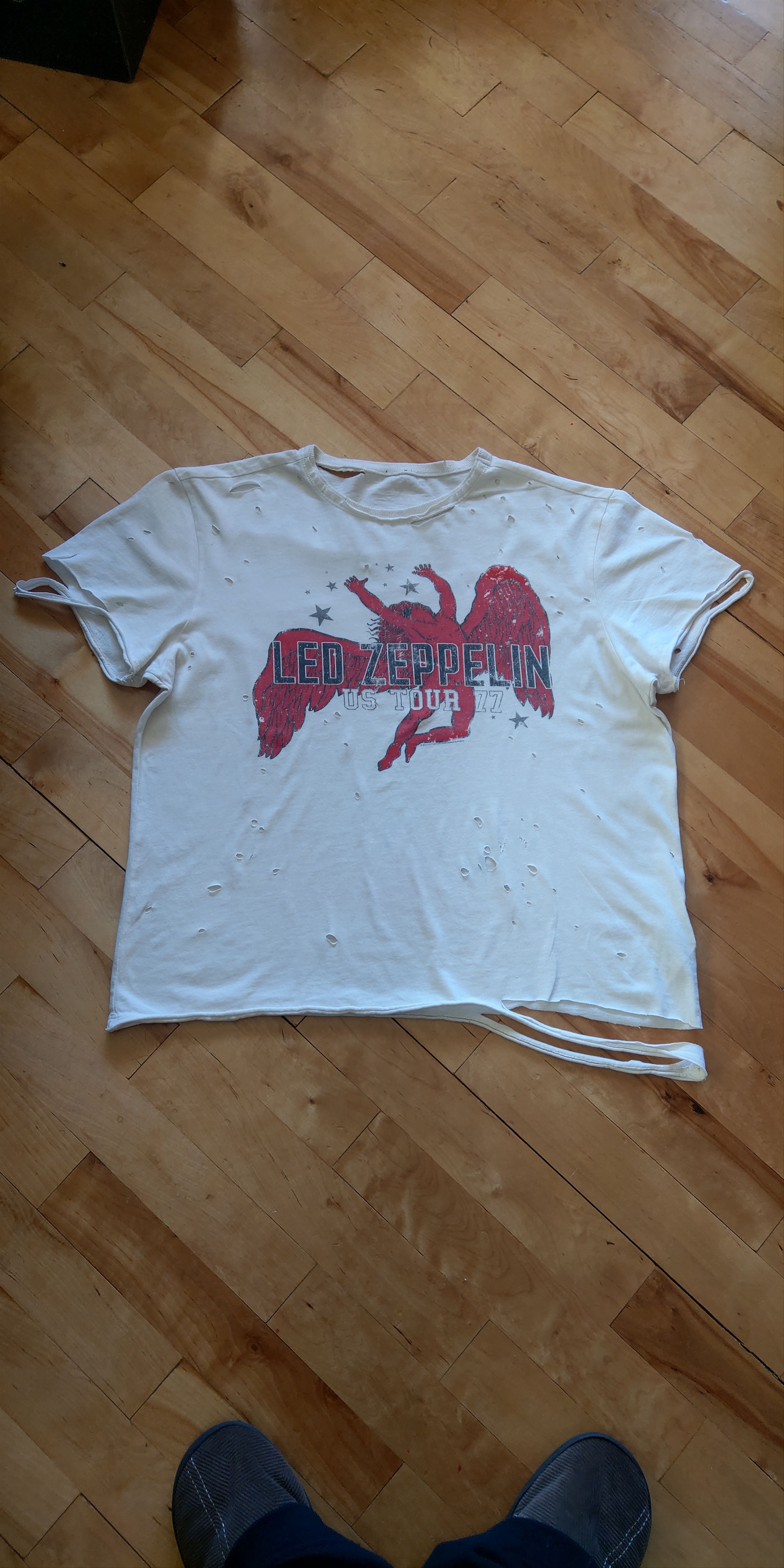 Band Tees Led Zeppelin Custom Distressed T-shirt Size US L / EU 52-54 / 3 - 1 Thumbnail