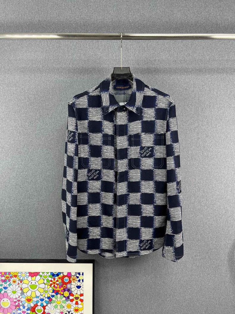 Louis Vuitton LOUIS VUITTON Wool Check Shirt Jacket - dmc Size US XS / EU 42 / 0 - 1 Thumbnail