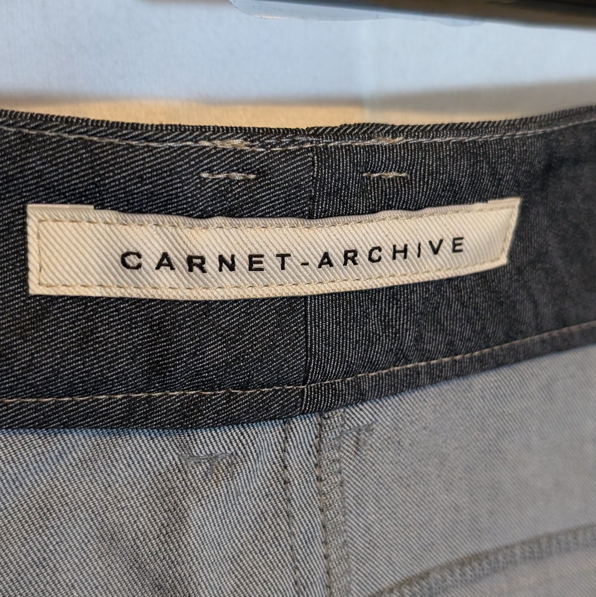 FFFPOSTALSERVICE Carnet-Archive Anatomical Tech Denim Trousers Size US 28 / EU 44 - 3 Thumbnail