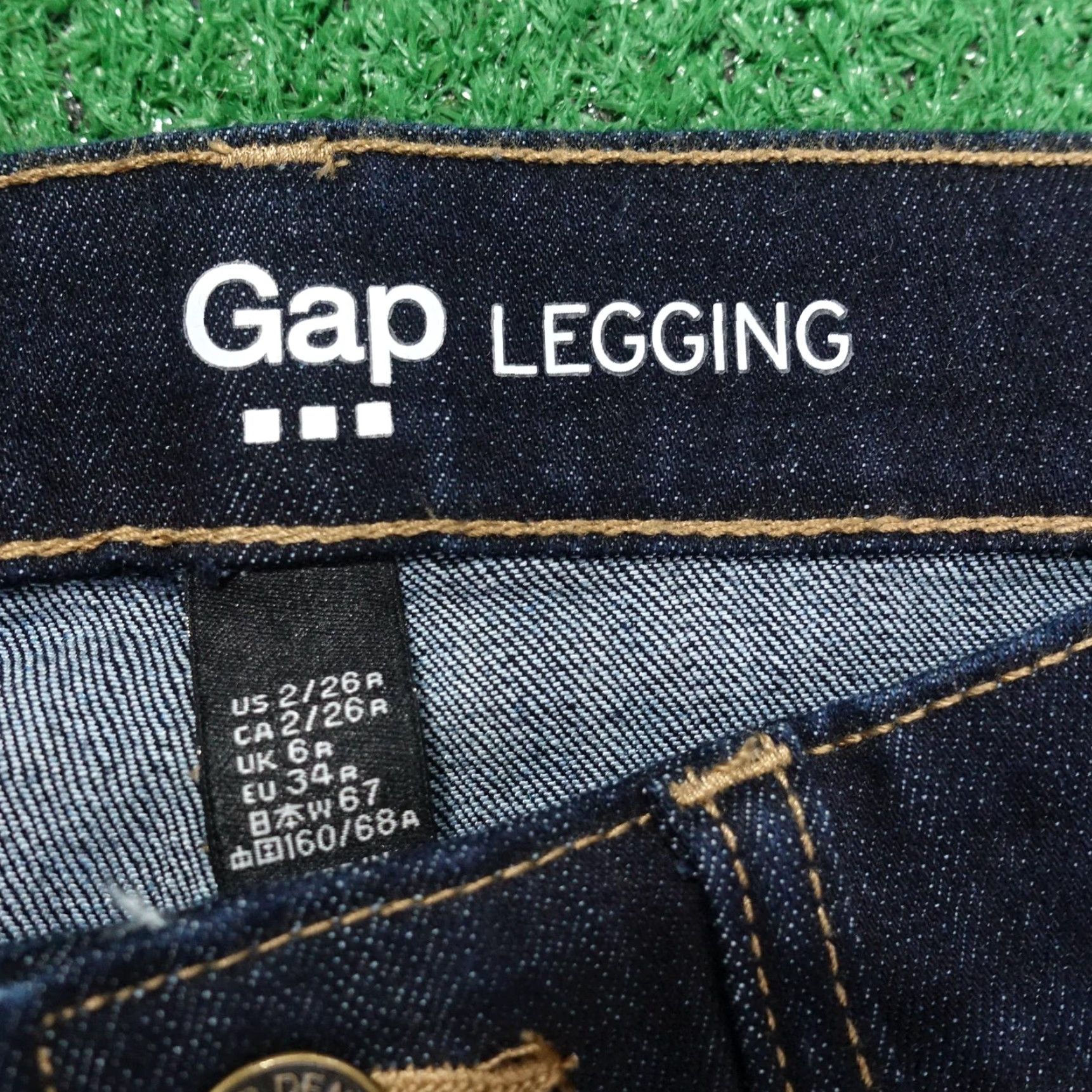 Gap Gap Jeans Womens 2R Blue Dark Wash Skinny Stretch Denim Classic Style Size 26" / US 2 / IT 38 - 6 Thumbnail