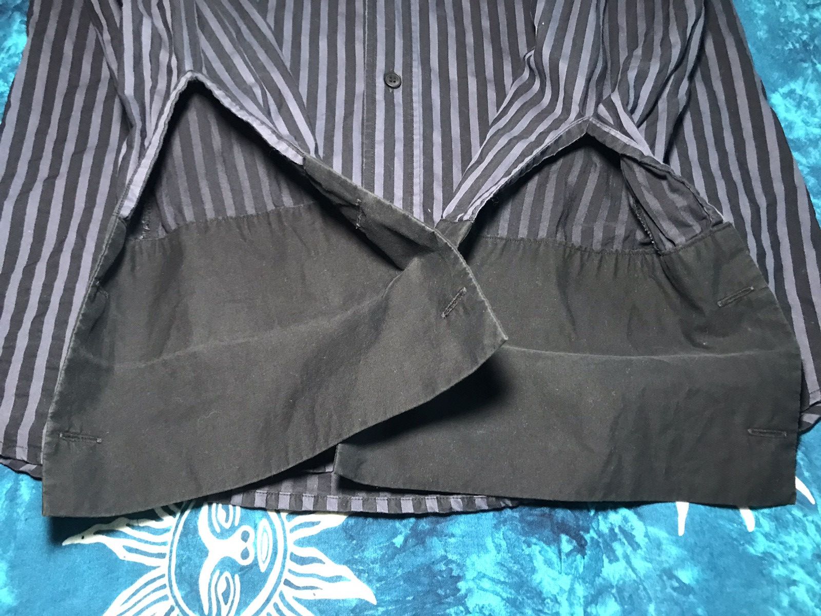 Versace Vintage Versace Stripe Button Up Medusa Shirt Cufflinks Size US M / EU 48-50 / 2 - 10 Thumbnail