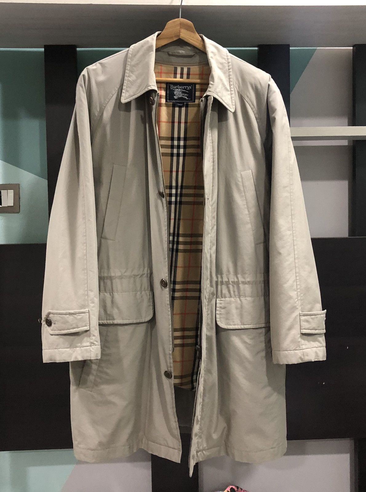 VTG Burberry London Lined Feathers Novacheck Puffer Jacket