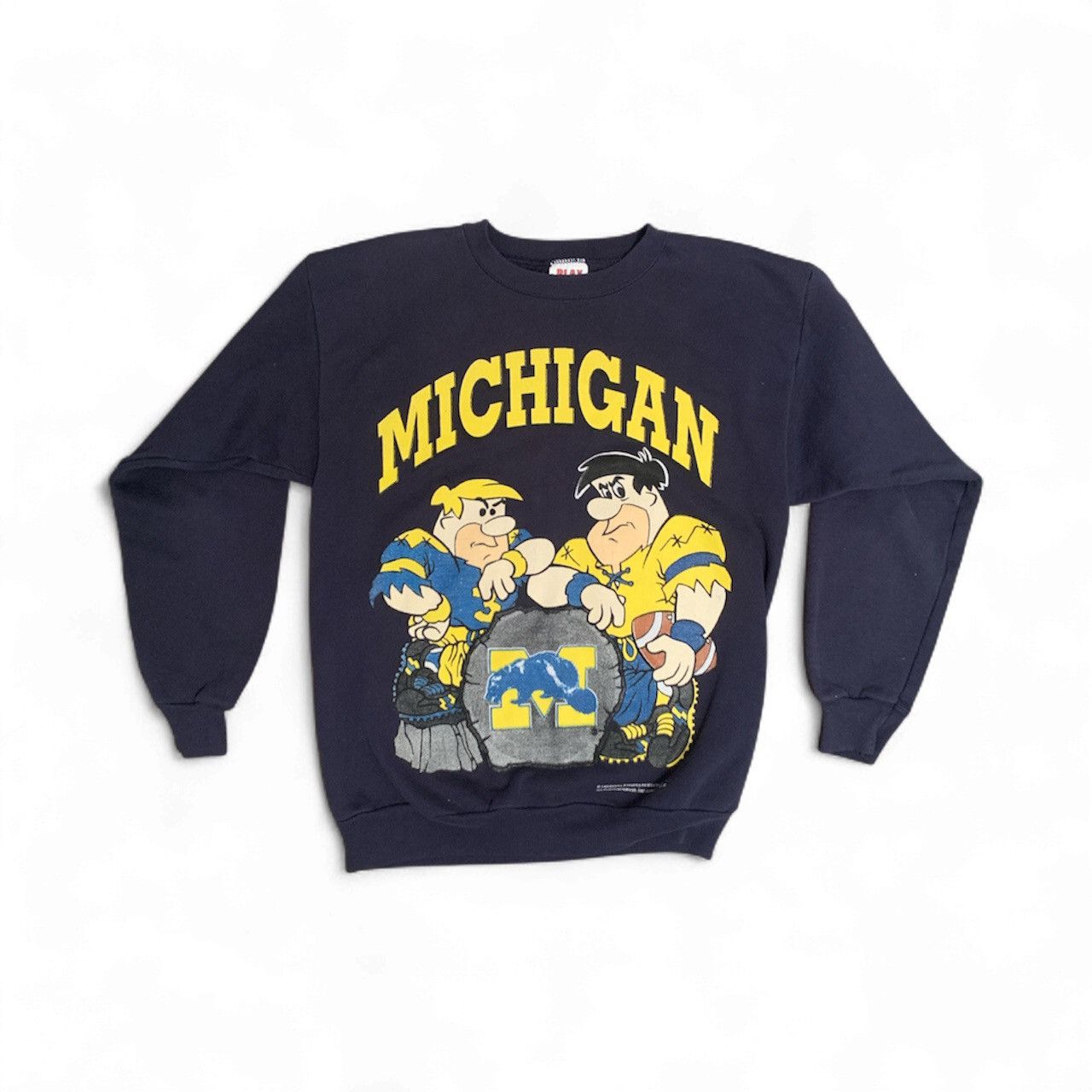 Vintage Vintage 1993 Michigan Flintstones Crewneck Size US XL / EU 56 / 4 - 1 Thumbnail