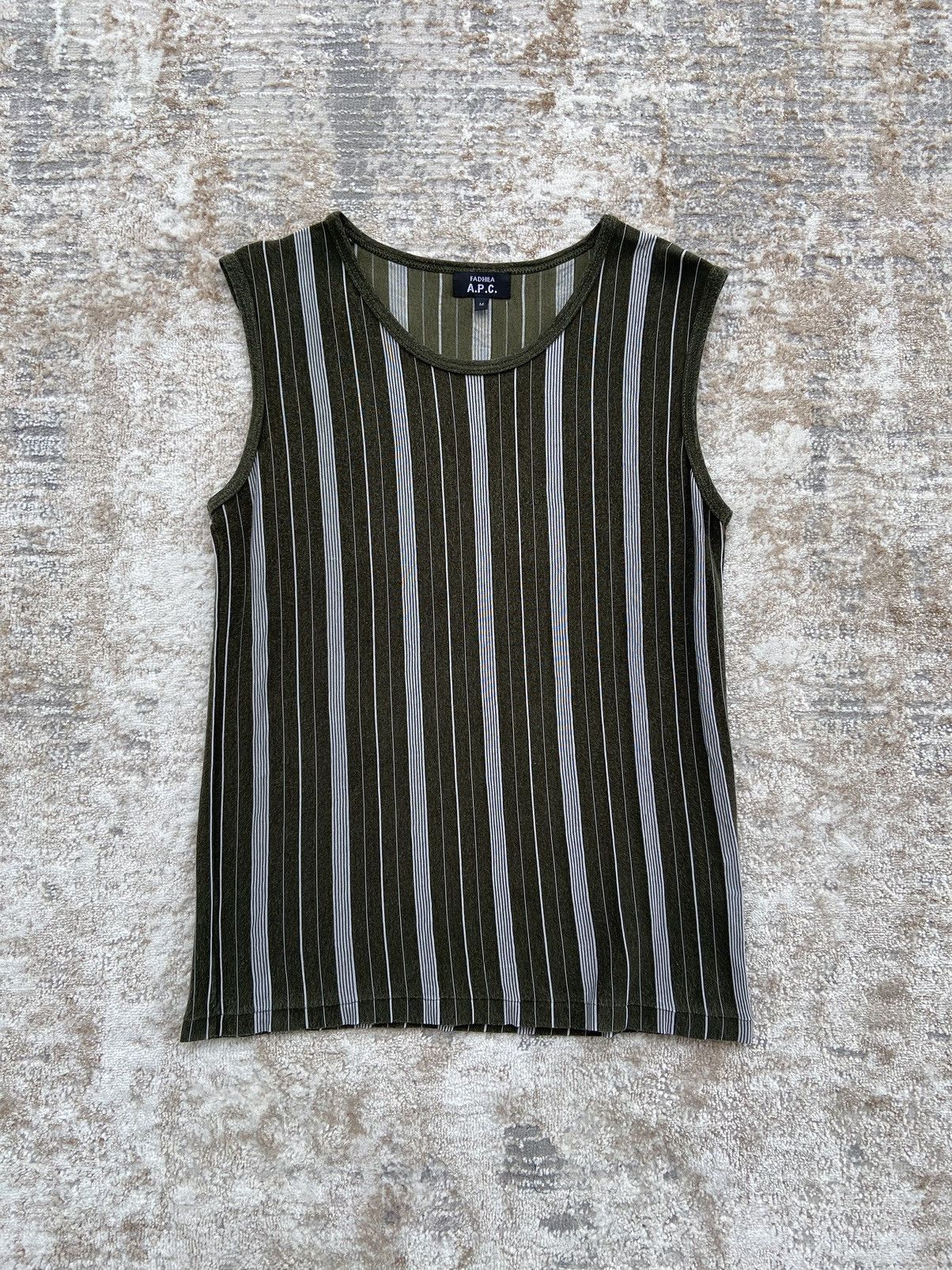 A.P.C. A.P.C Fadhila Stripe Tank Top Size US M / EU 48-50 / 2 - 1 Thumbnail
