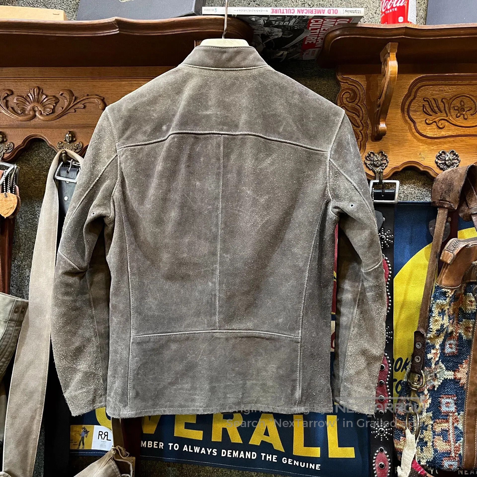 RRL Ralph Lauren vintage ralph lauren brown leather jacket. Size US XS / EU 42 / 0 - 4 Thumbnail