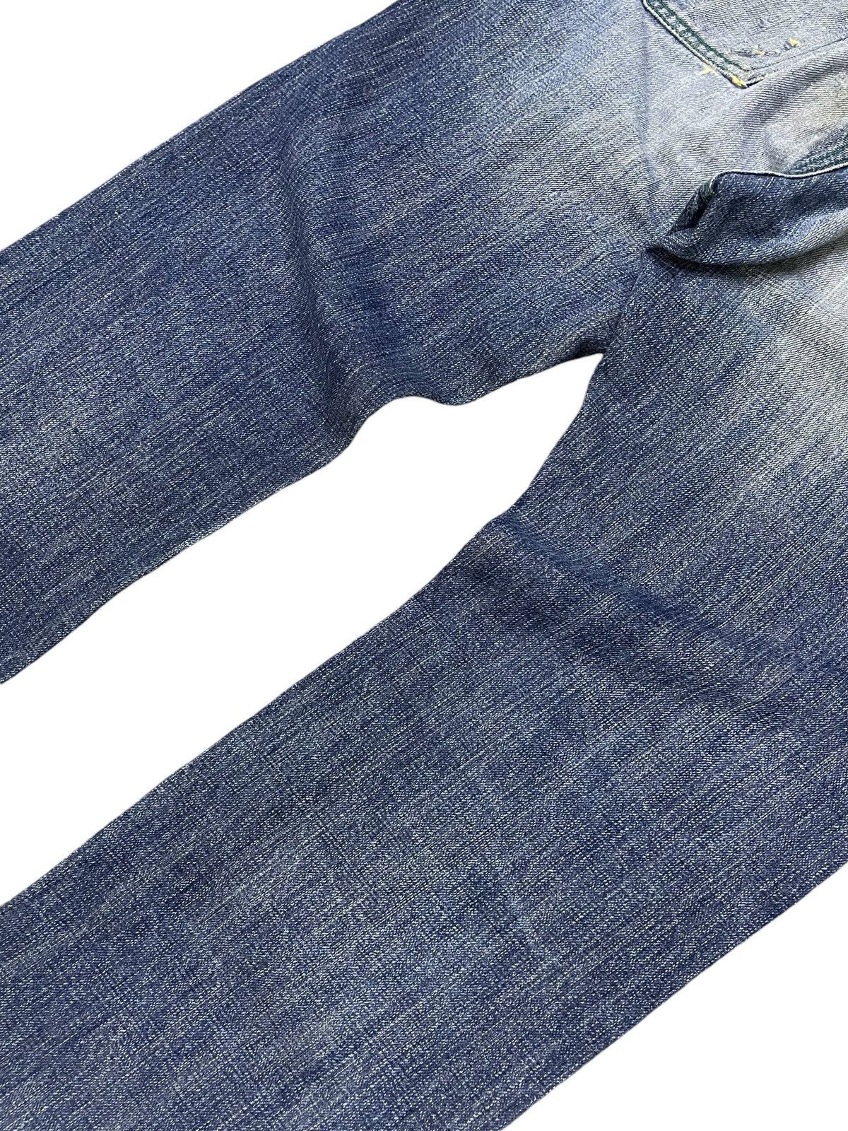 Japanese Brand Doarat Japan Distressed Whiskers Loose Straight Jeans Size US 30 / EU 46 - 13 Thumbnail