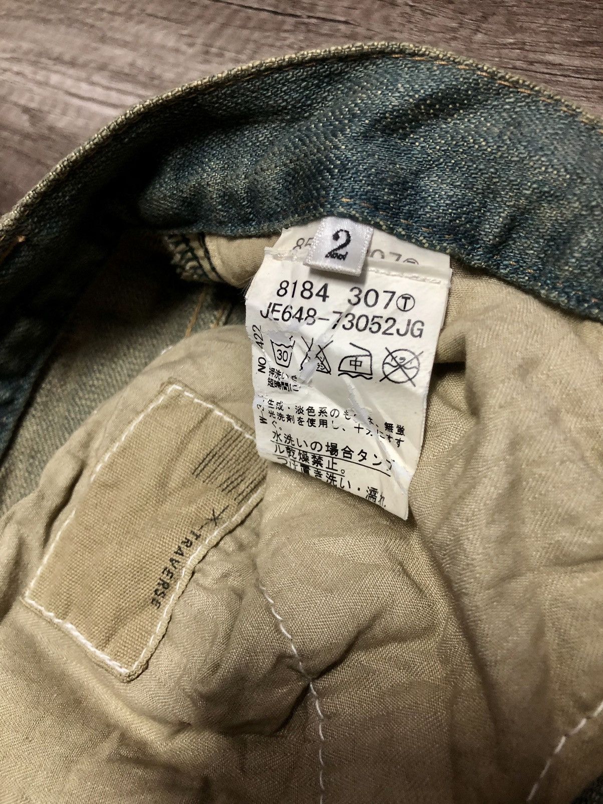 If Six Was Nine × Japanese Brand × Vintage Japanese Brand Traverse Distressed denim Jeans Size 30" / US 8 / IT 44 - 20 Thumbnail