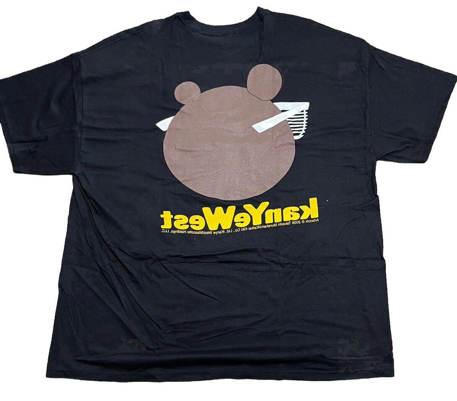 Hanes 2008 Kanye West Murakami Glow-in-the-Dark Tour T-Shirt XXXL Size US XXL / EU 58 / 5 - 5 Thumbnail